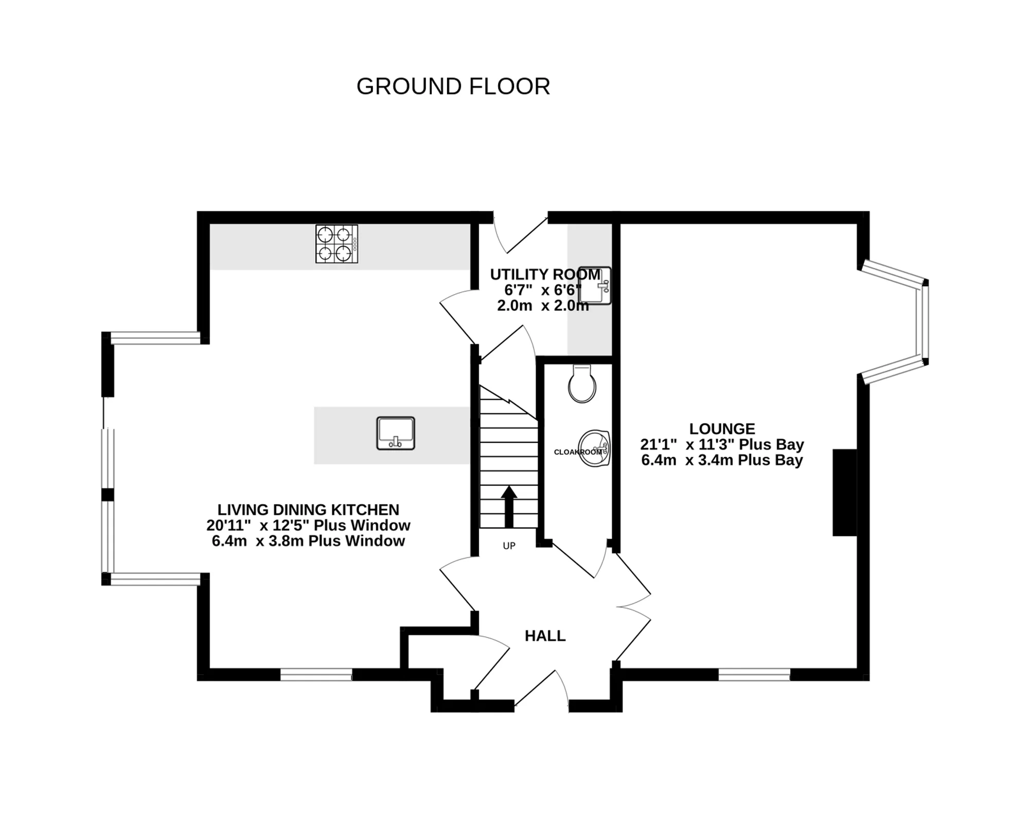 5 bed detached house for sale in Furrow Close, Loughborough - Property floorplan