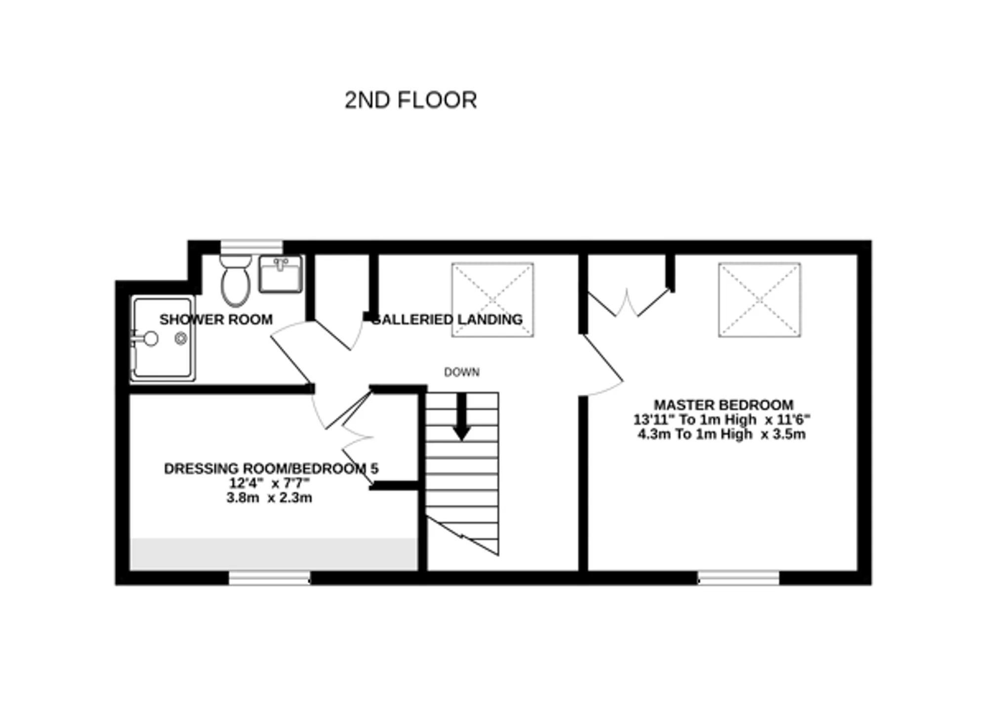 5 bed detached house for sale in Furrow Close, Loughborough - Property floorplan
