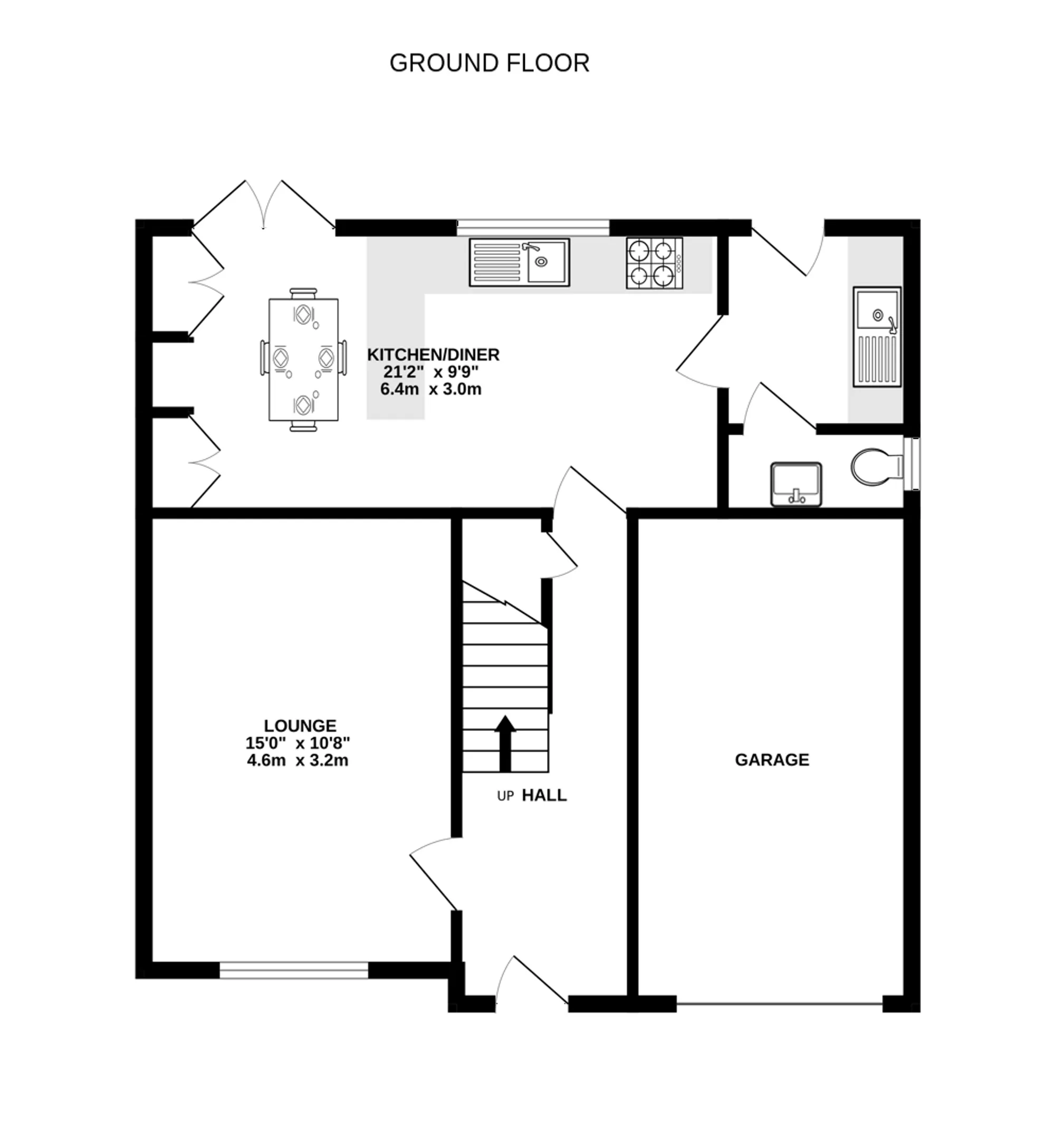 5 bed detached house for sale in Cinnabar Way, Loughborough - Property floorplan