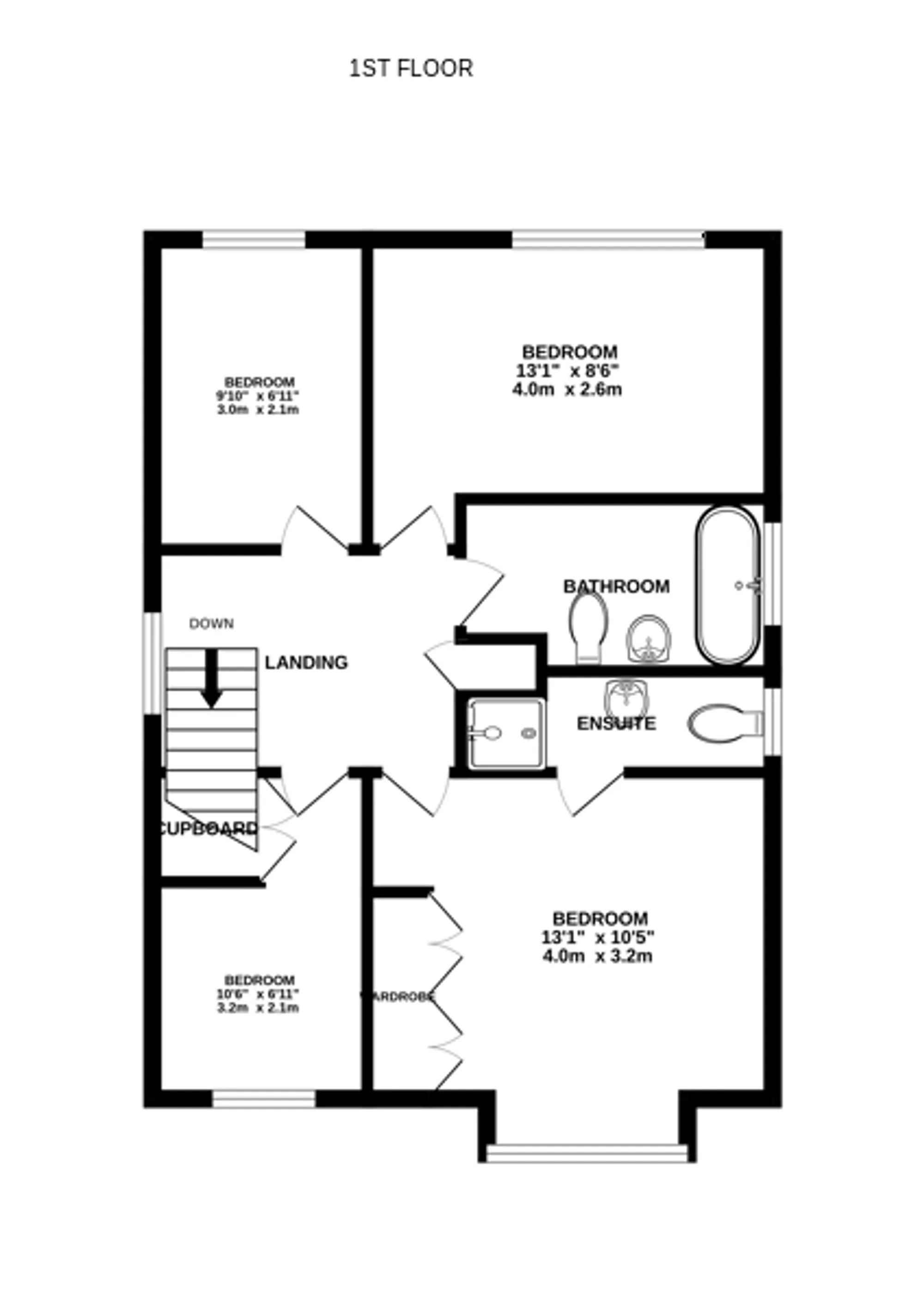 4 bed detached house for sale in Station Road, Loughborough - Property floorplan
