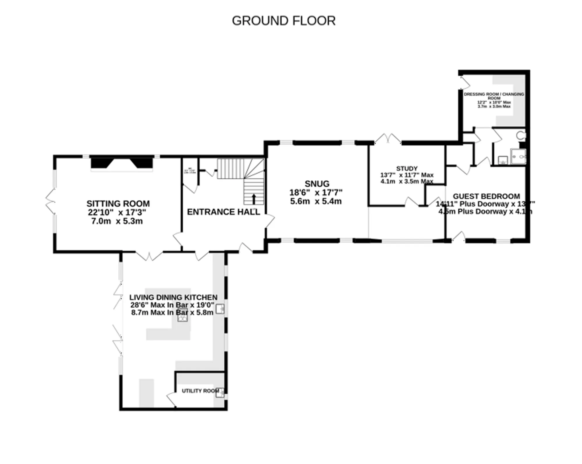 4 bed semi-detached house for sale in Rushey Lane, Loughborough - Property floorplan