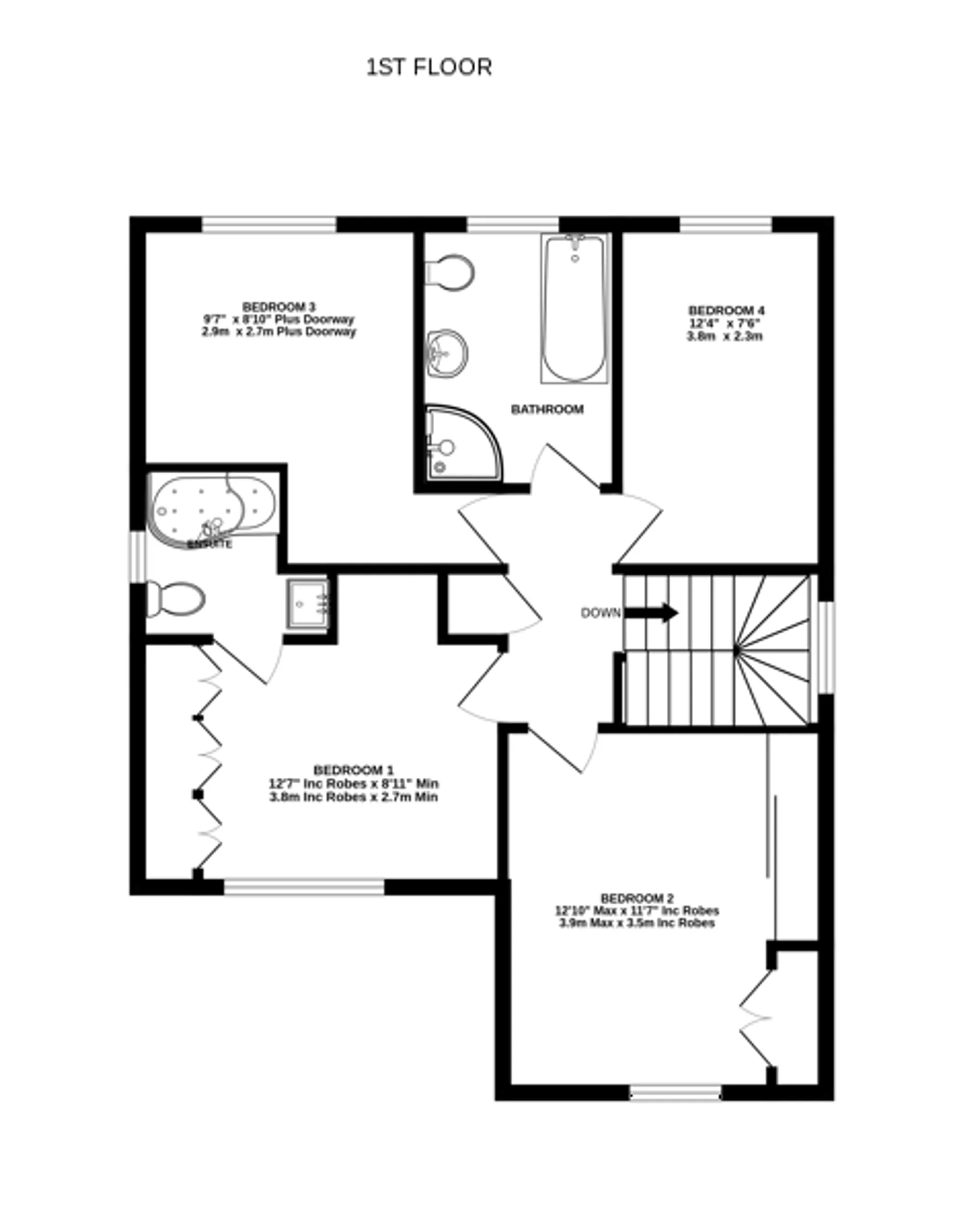 4 bed detached house for sale in Soar Road, Loughborough - Property floorplan