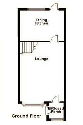2 bed house to rent in Latimer Drive, Bramcote - Property Floorplan