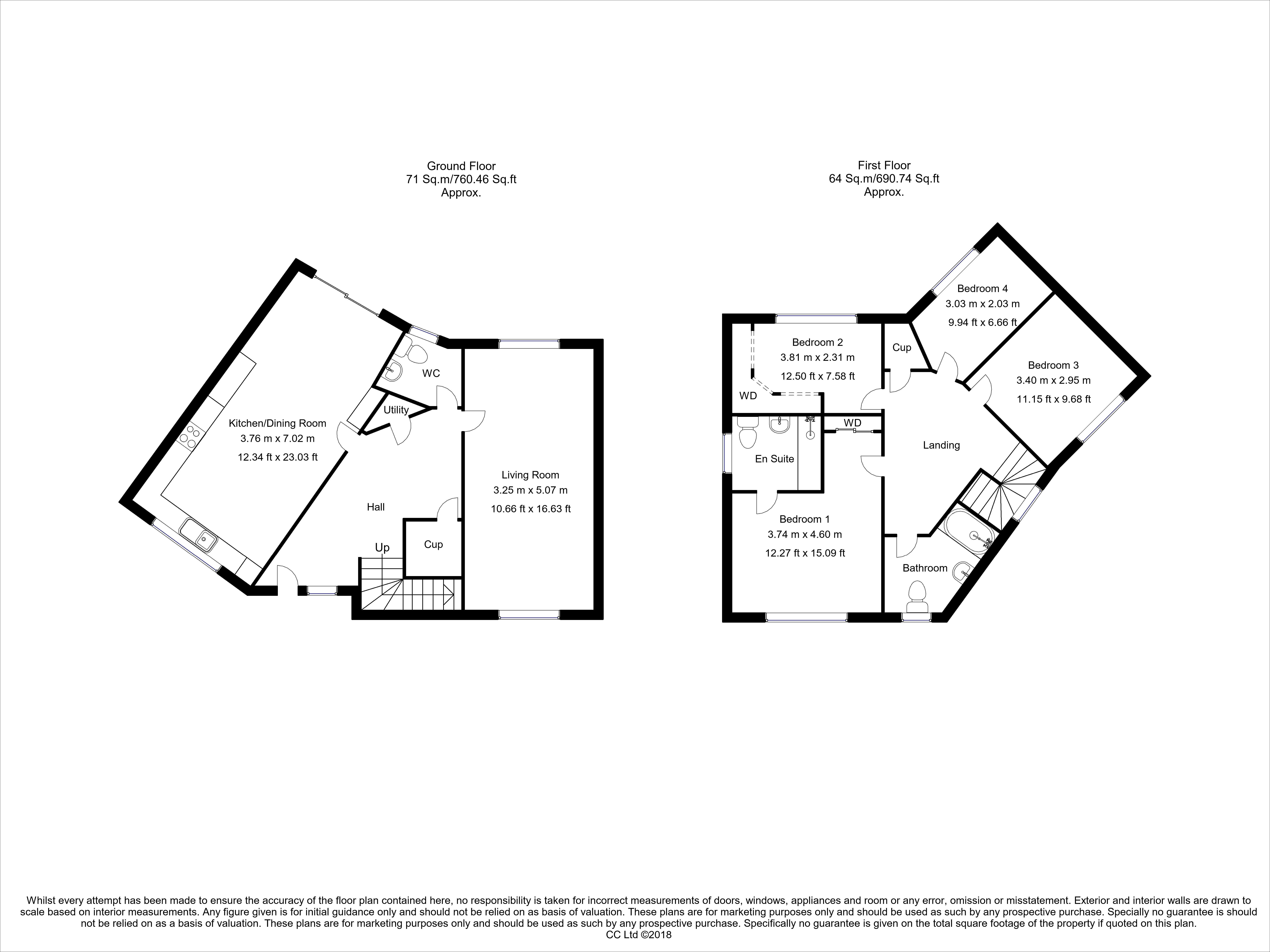 4 bed house for sale in Thornfield Way, Aslockton - Property Floorplan