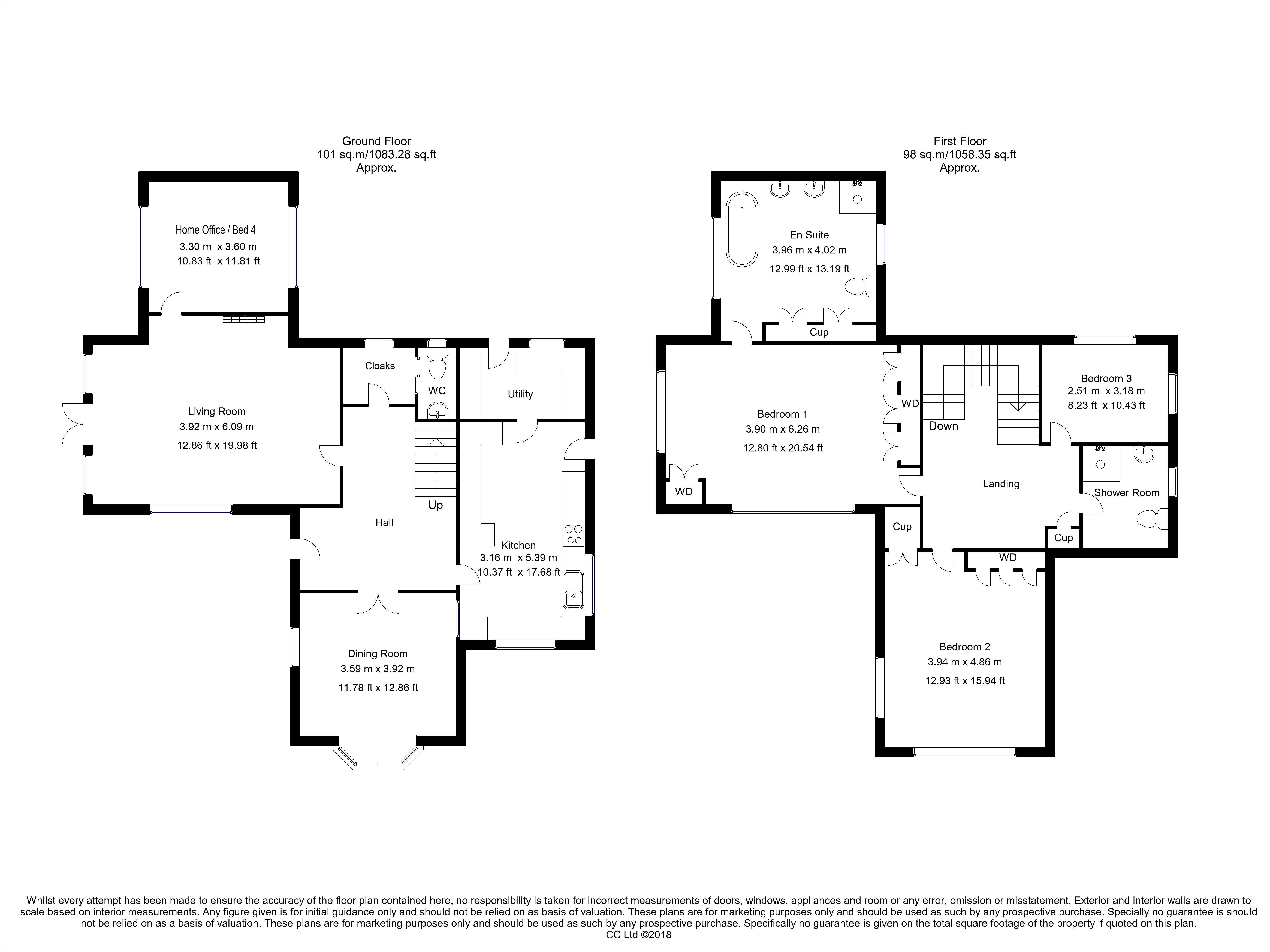 3 bed house for sale in Old Hall Drive, Widmerpool - Property Floorplan