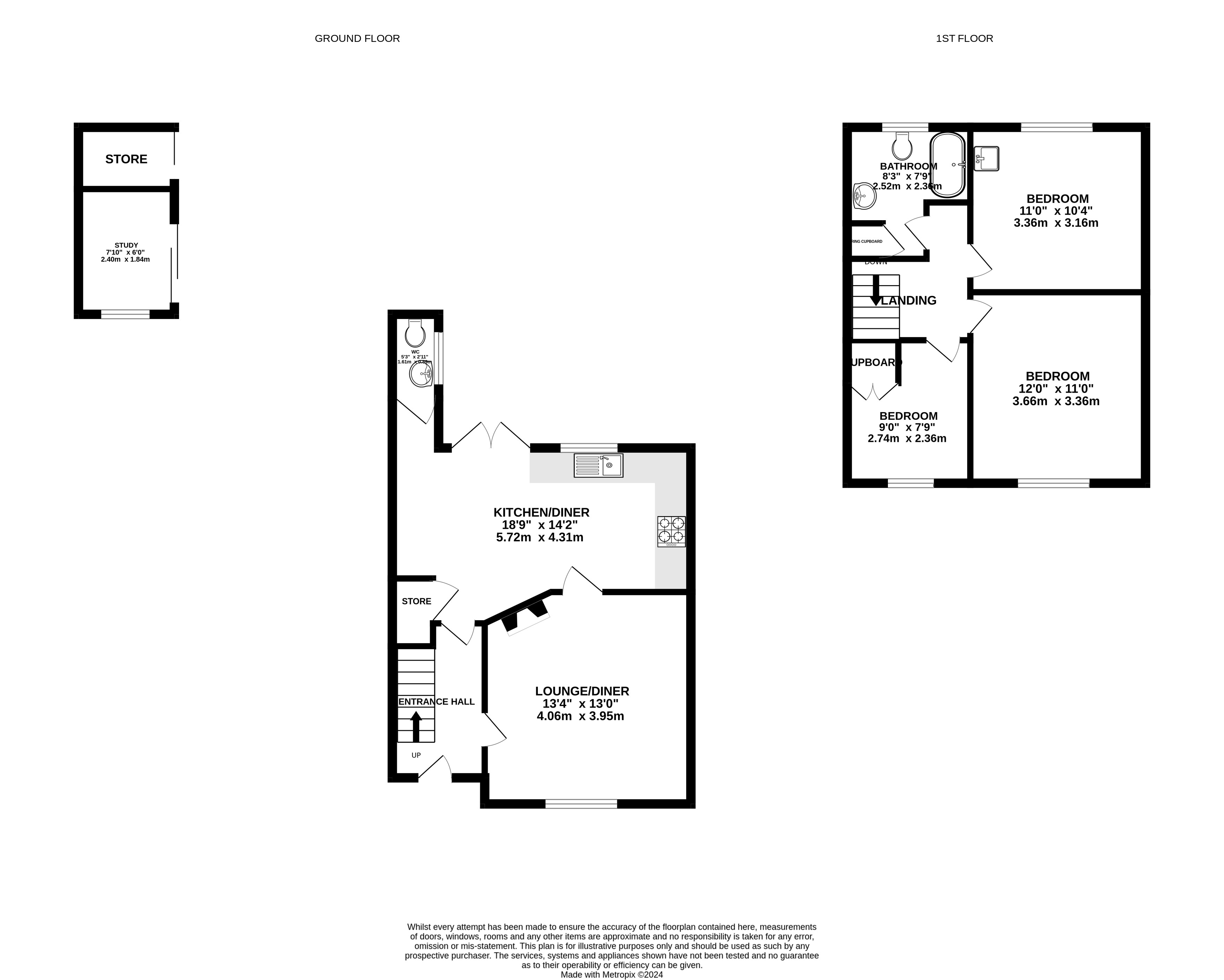 3 bed house for sale in Exchange Road, West Bridgford - Property Floorplan