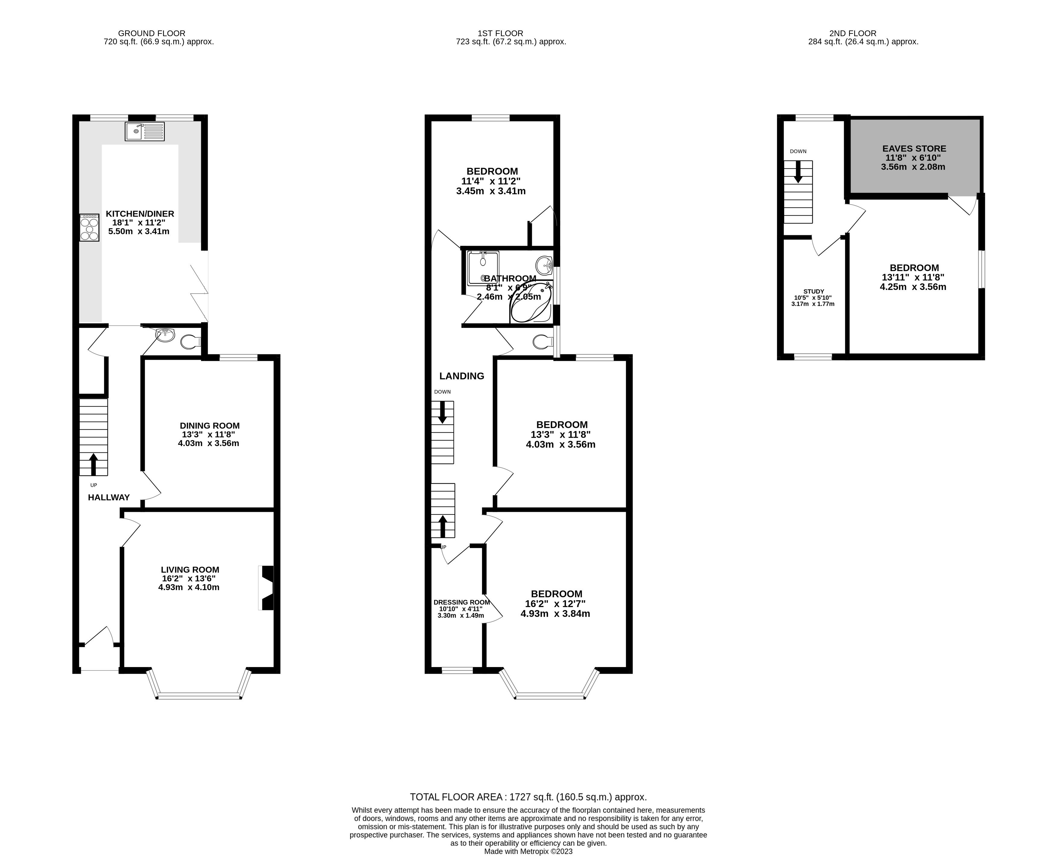 5 bed house for sale in Patrick Road, West Bridgford - Property Floorplan