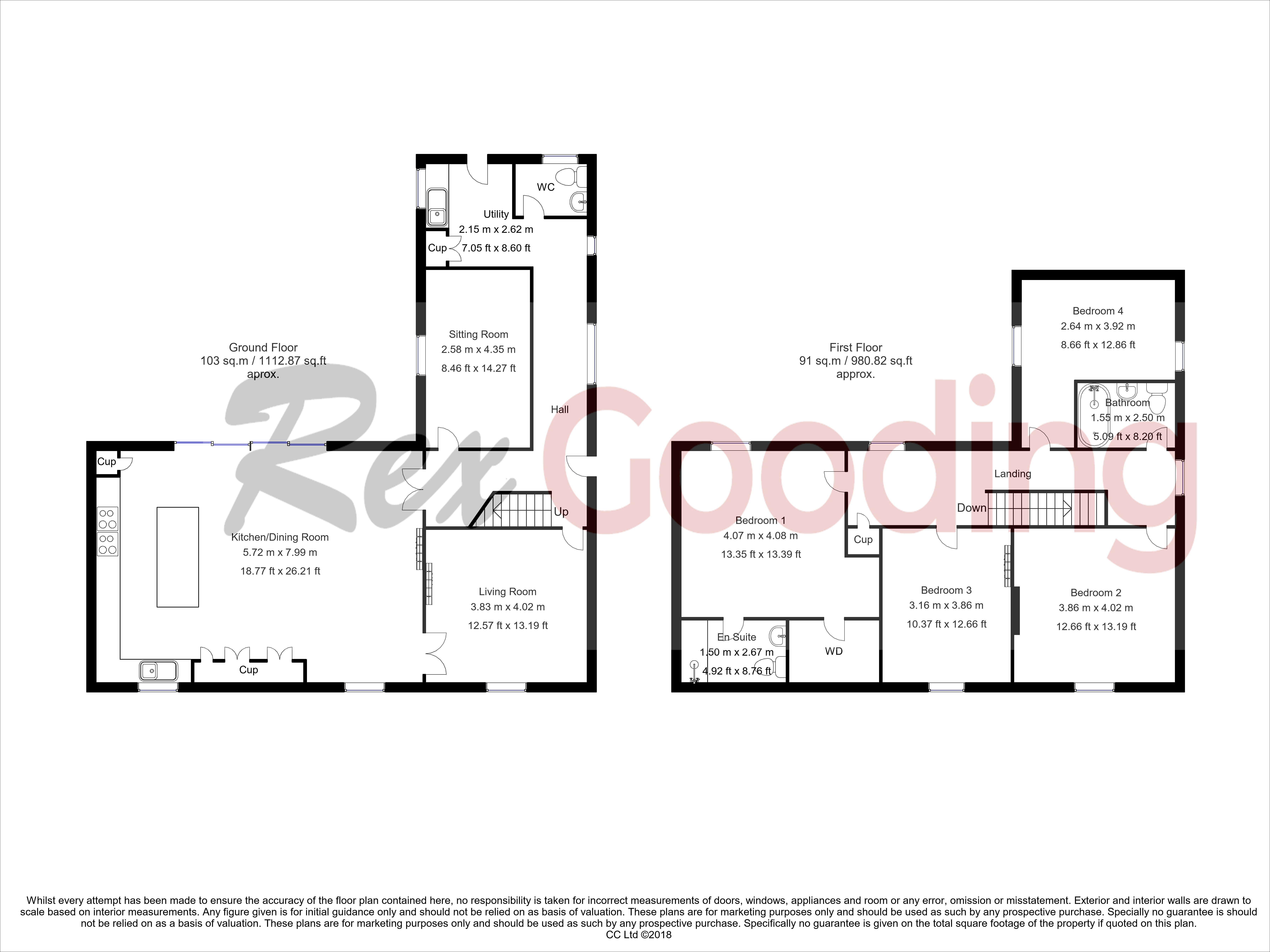 4 bed house for sale in East End, Long Clawson - Property Floorplan