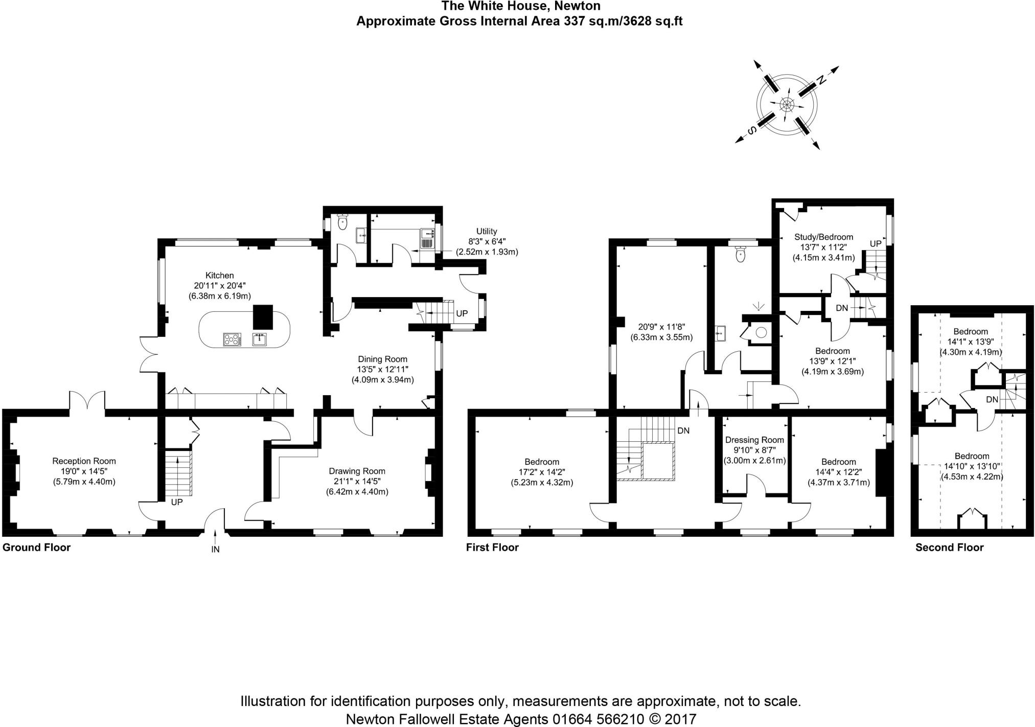 6 bed house for sale in Main Street, Newton - Property Floorplan