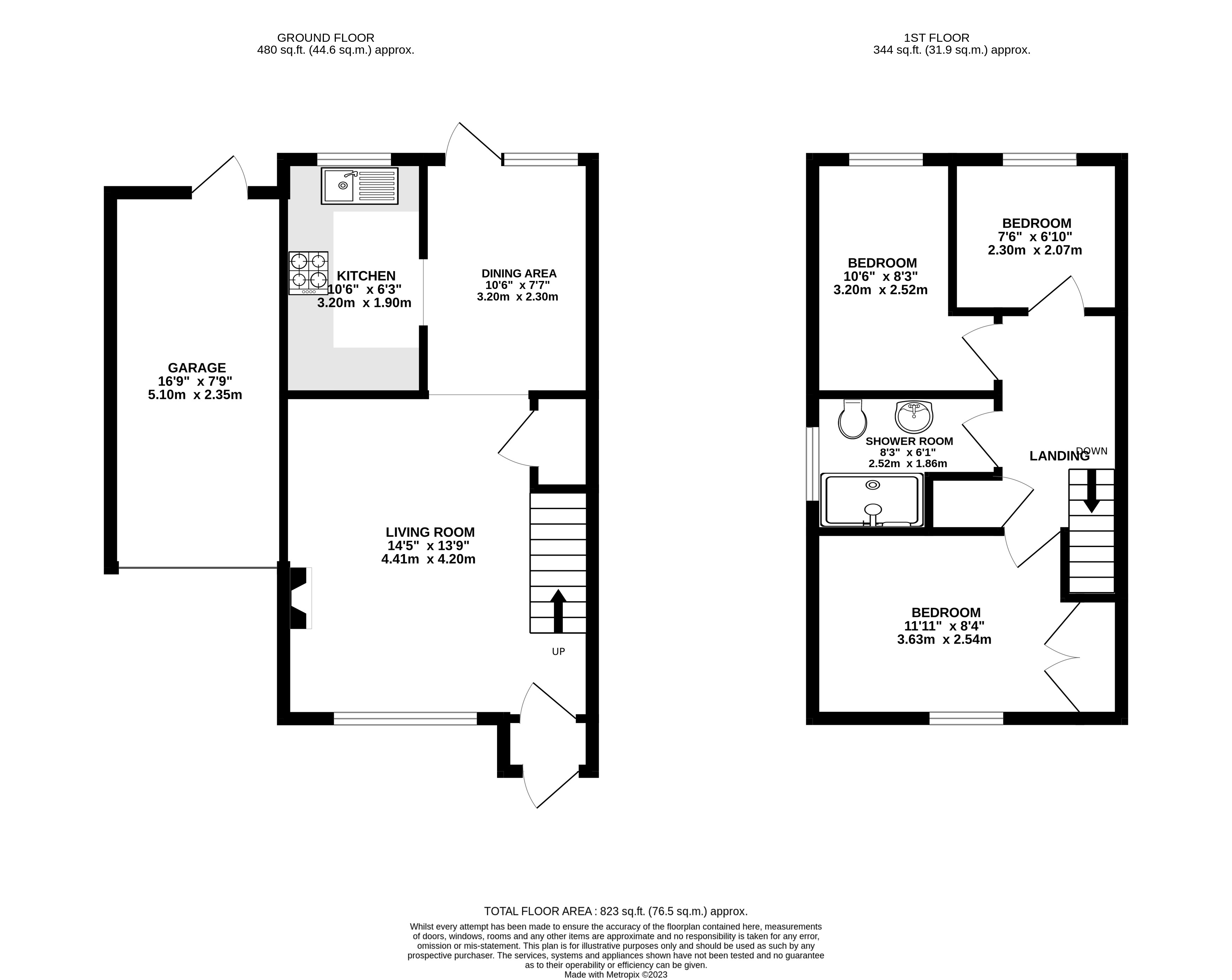 3 bed house for sale in Mickleborough Way, West Bridgford - Property Floorplan