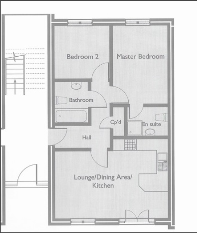 2 bed apartment for sale in Radcliffe Road, Gamston - Property Floorplan