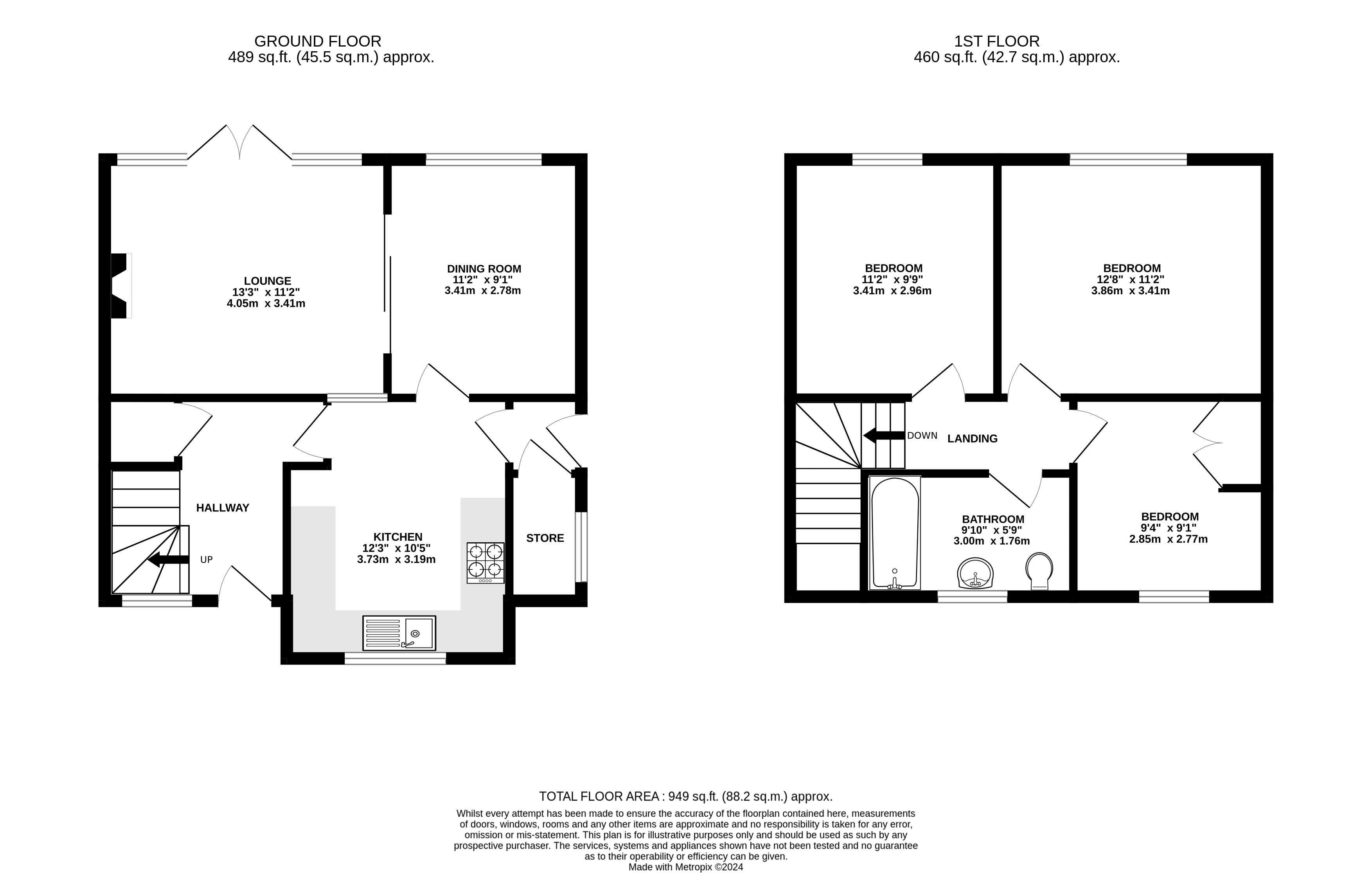 3 bed house for sale in Stowe Avenue, West Bridgford - Property Floorplan