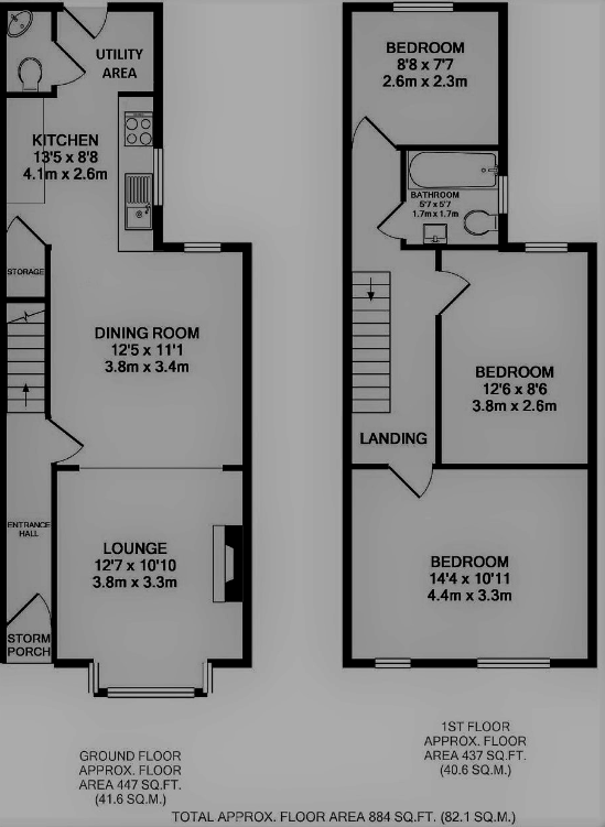 3 bed house for sale in Eltham Road, West Bridgford - Property Floorplan