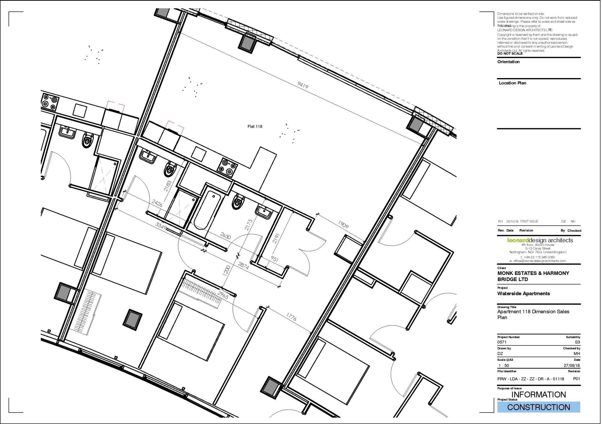 2 bed apartment for sale in Pavilion Road, West Bridgford - Property Floorplan