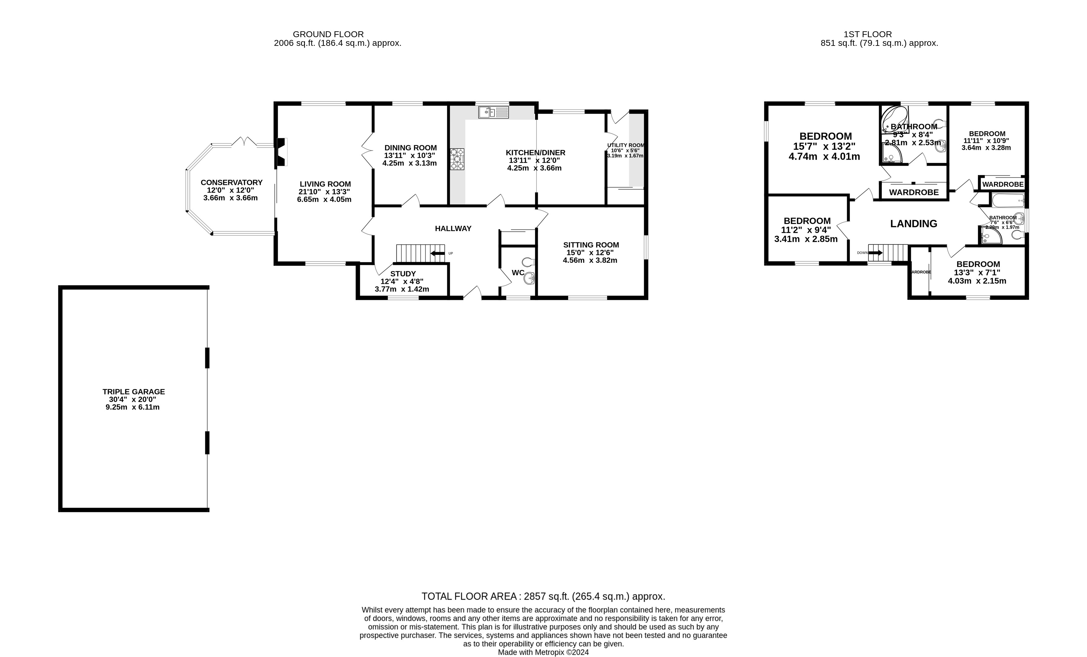 4 bed house for sale in Edwalton Close, Edwalton - Property Floorplan
