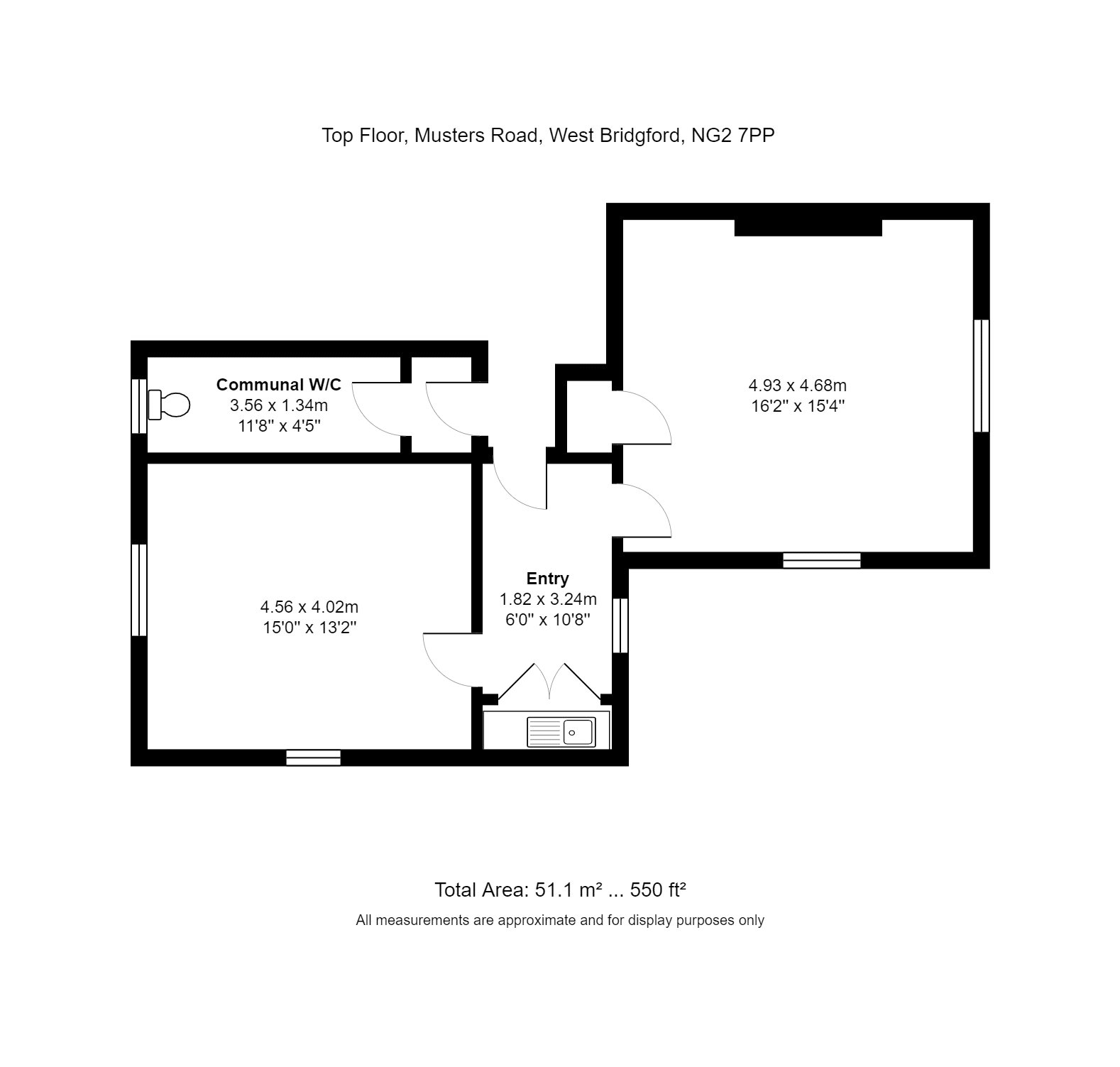 Commercial property to rent in Musters Road, West Bridgford - Property Floorplan