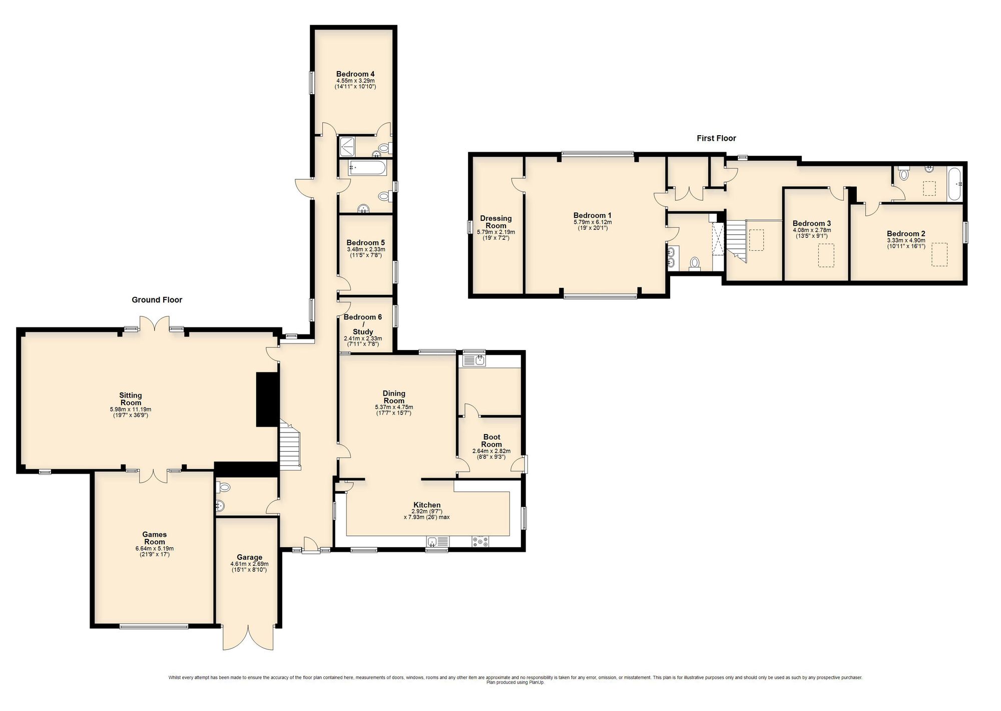 5 bed detached house for sale in Haylock Close, Norwich - Property floorplan