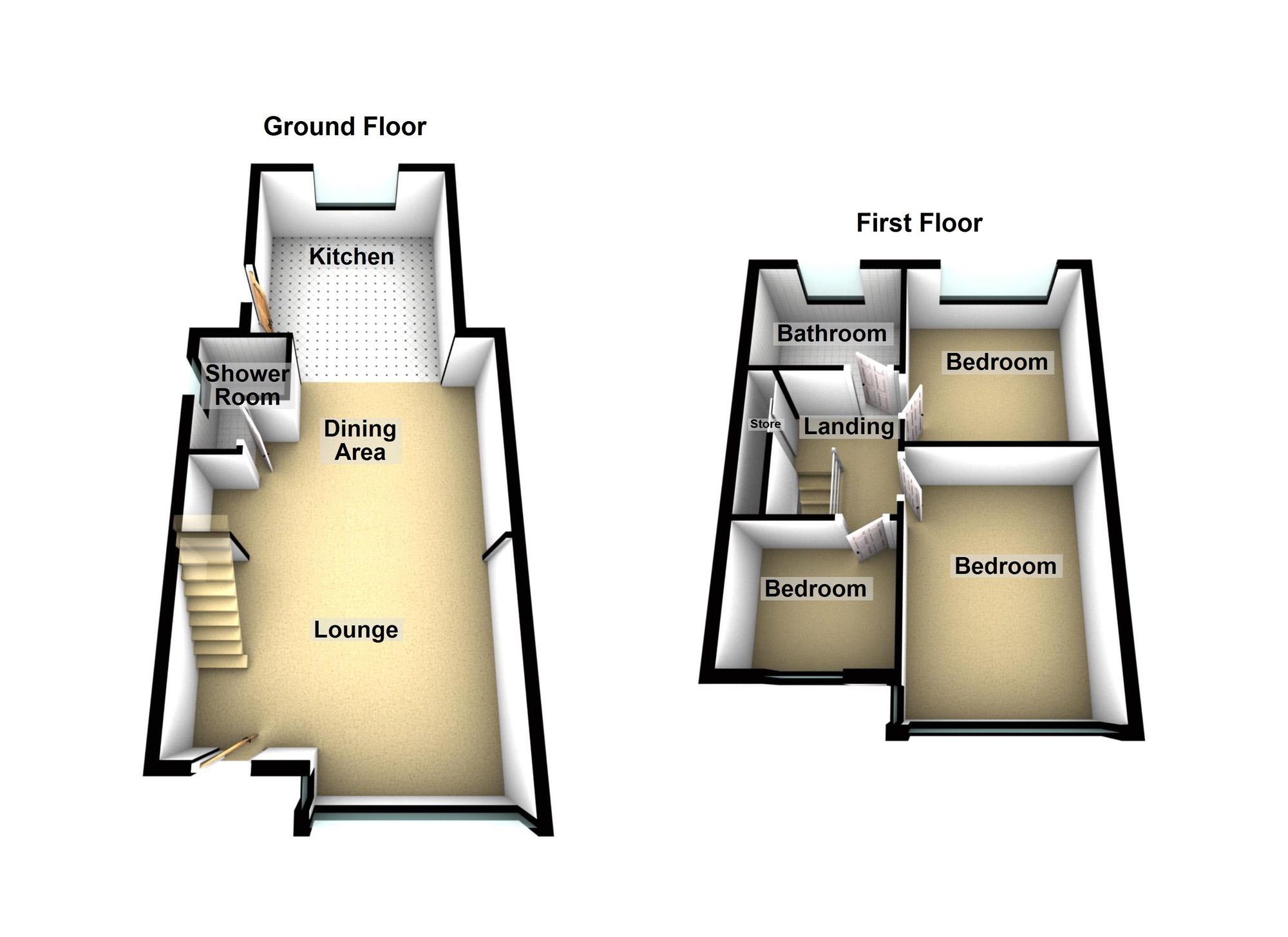 3 bed for sale in Hoppet Lane, Manchester - Property Floorplan