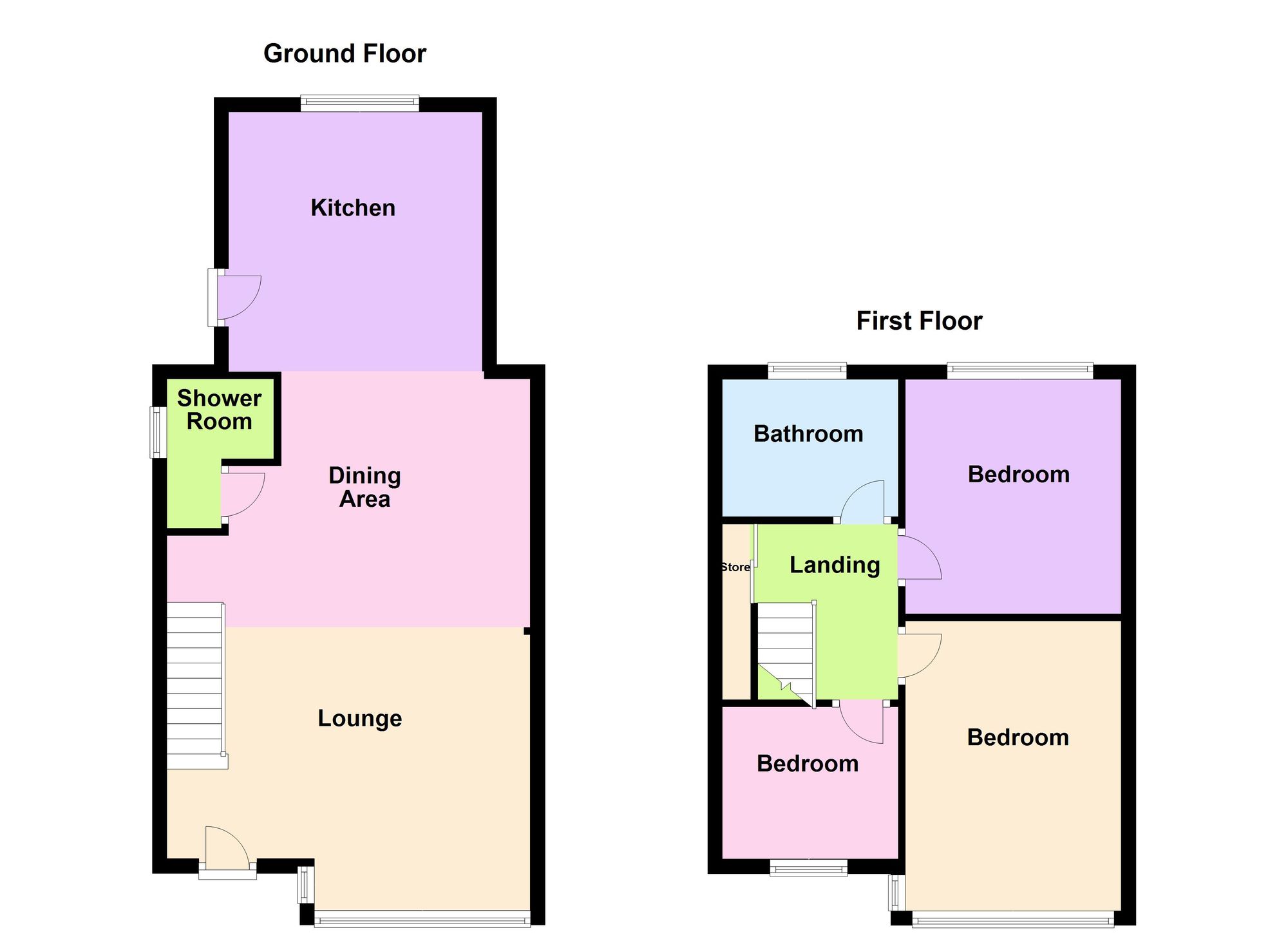 3 bed for sale in Hoppet Lane, Manchester - Property Floorplan