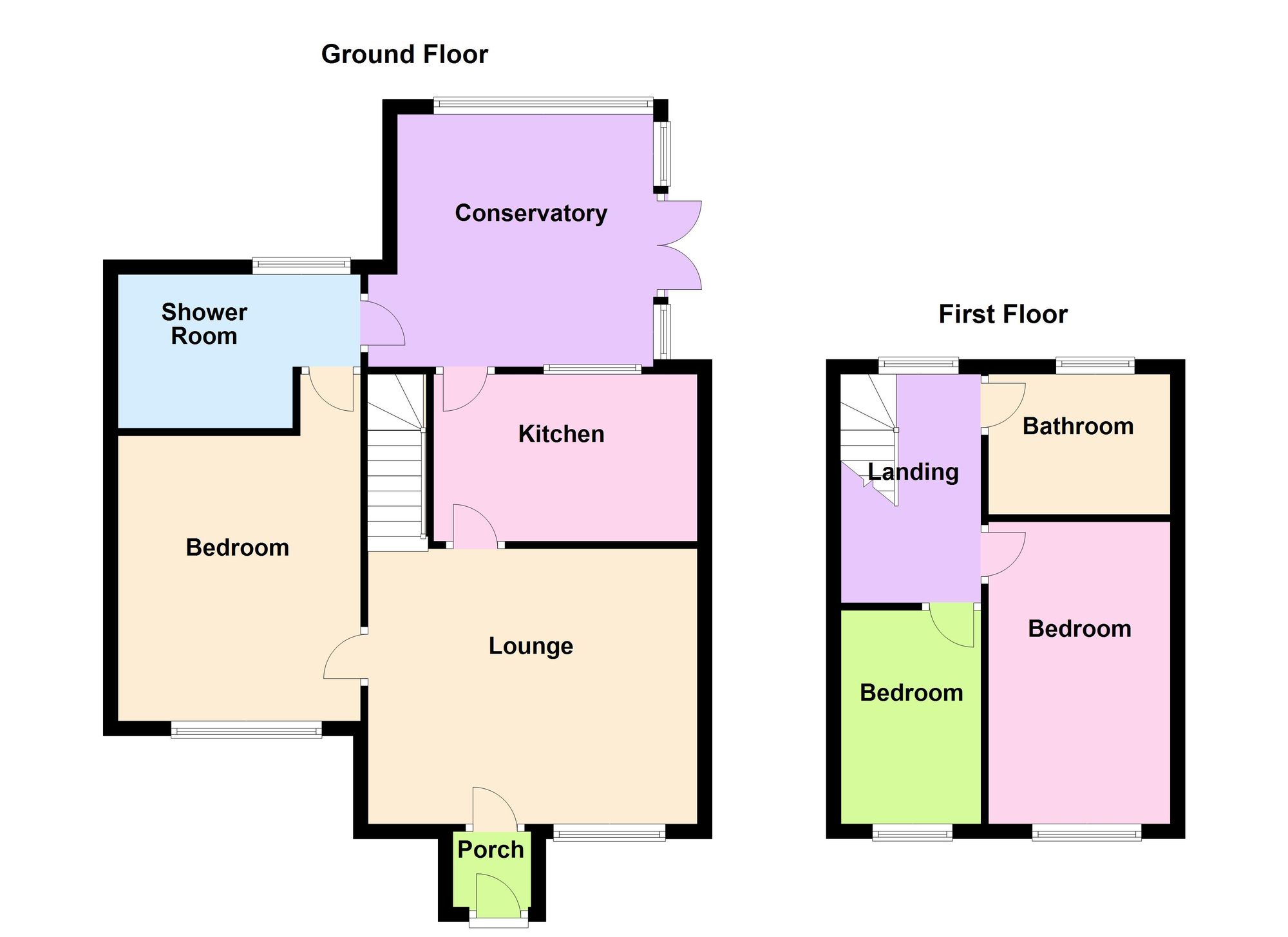 3 bed link detached house for sale in Eaton Drive, Ashton-Under-Lyne - Property Floorplan