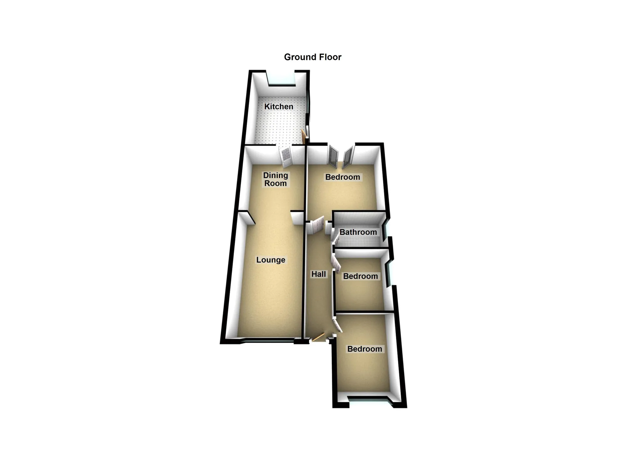 3 bed semi-detached bungalow for sale in Richmond Crescent, Ashton-Under-Lyne - Property Floorplan