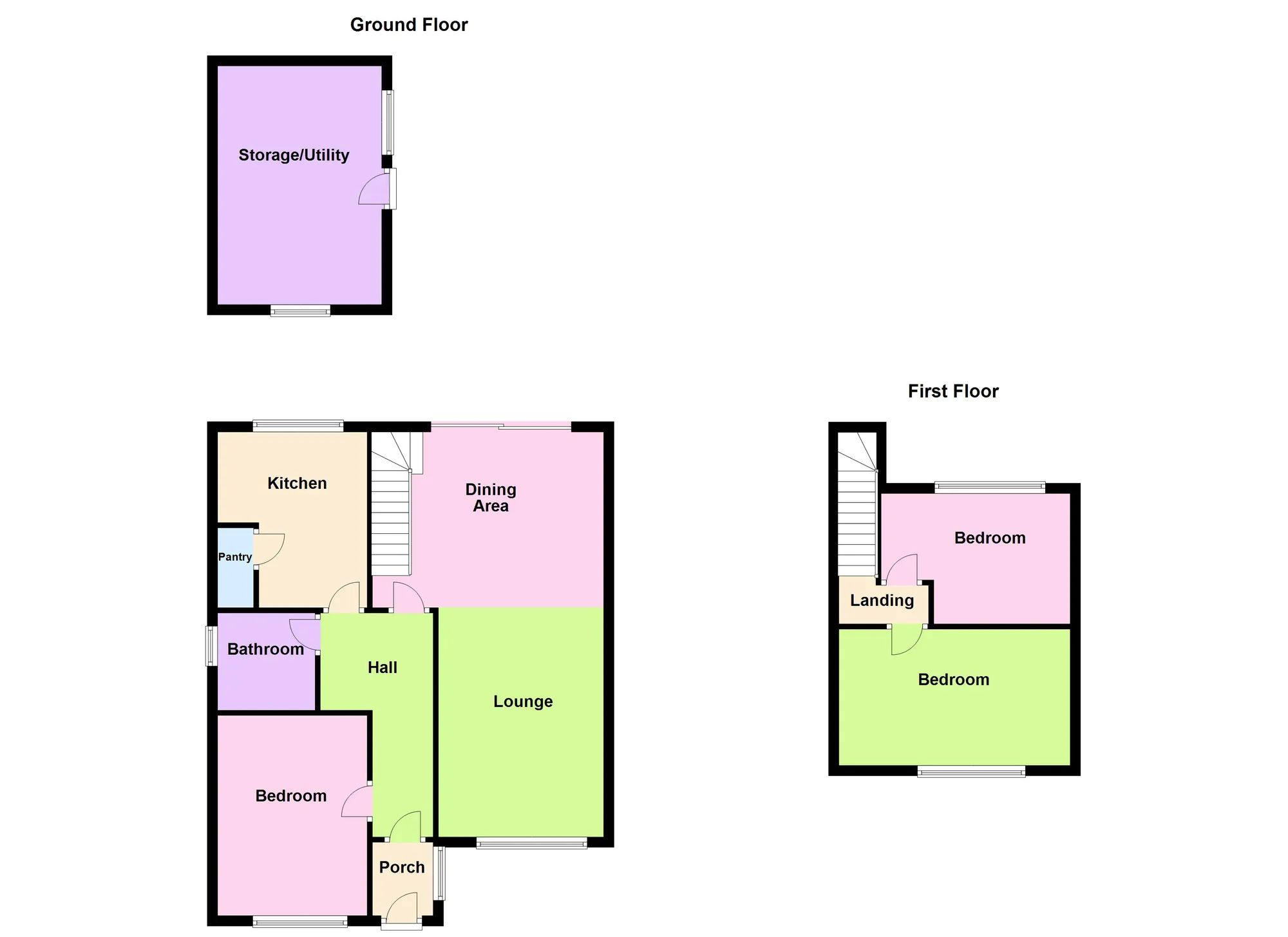 3 bed semi-detached bungalow for sale in Beverley Close, Ashton-Under-Lyne - Property Floorplan