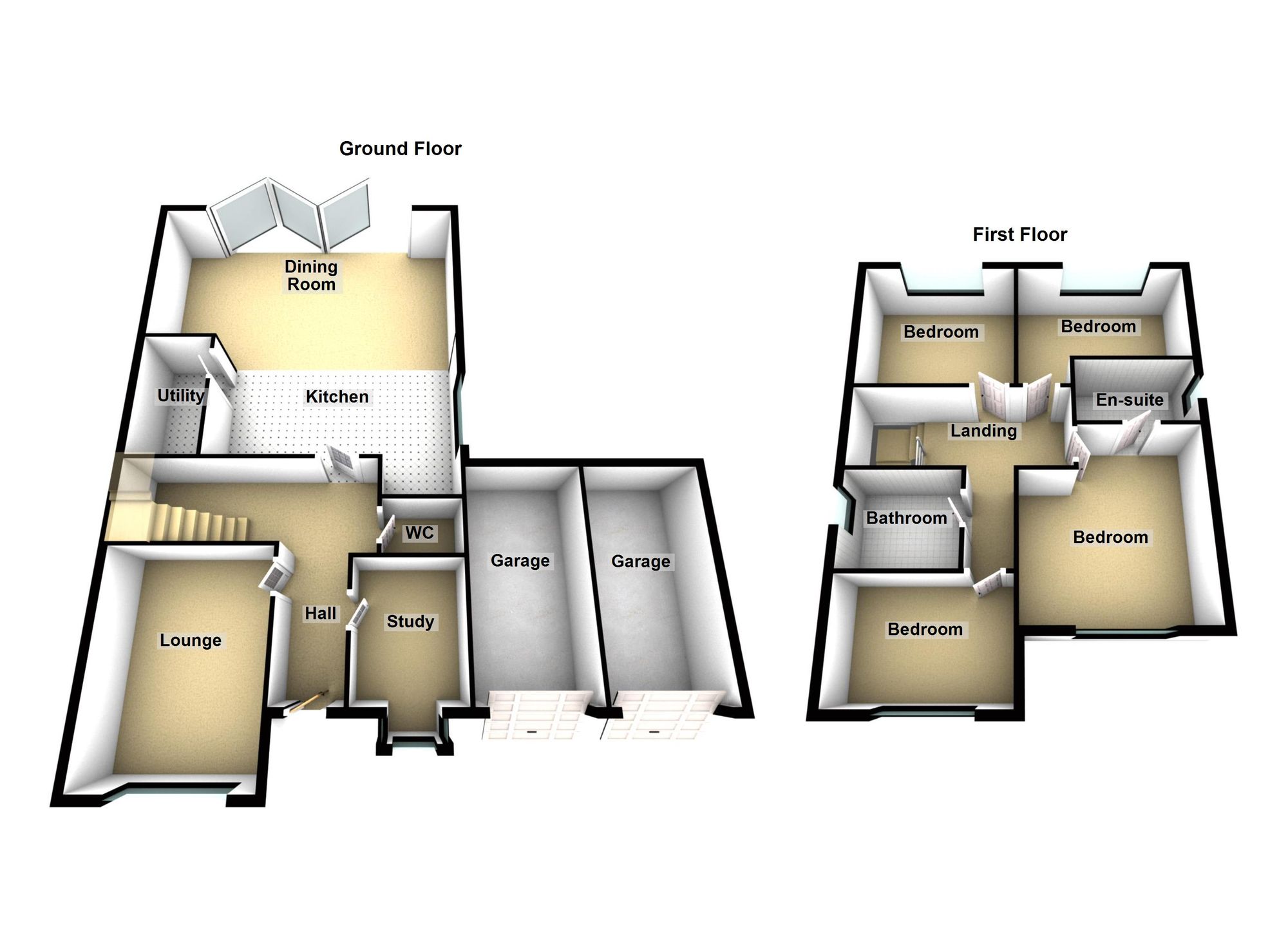 4 bed detached house for sale in Rowanswood Drive, Hyde - Property Floorplan