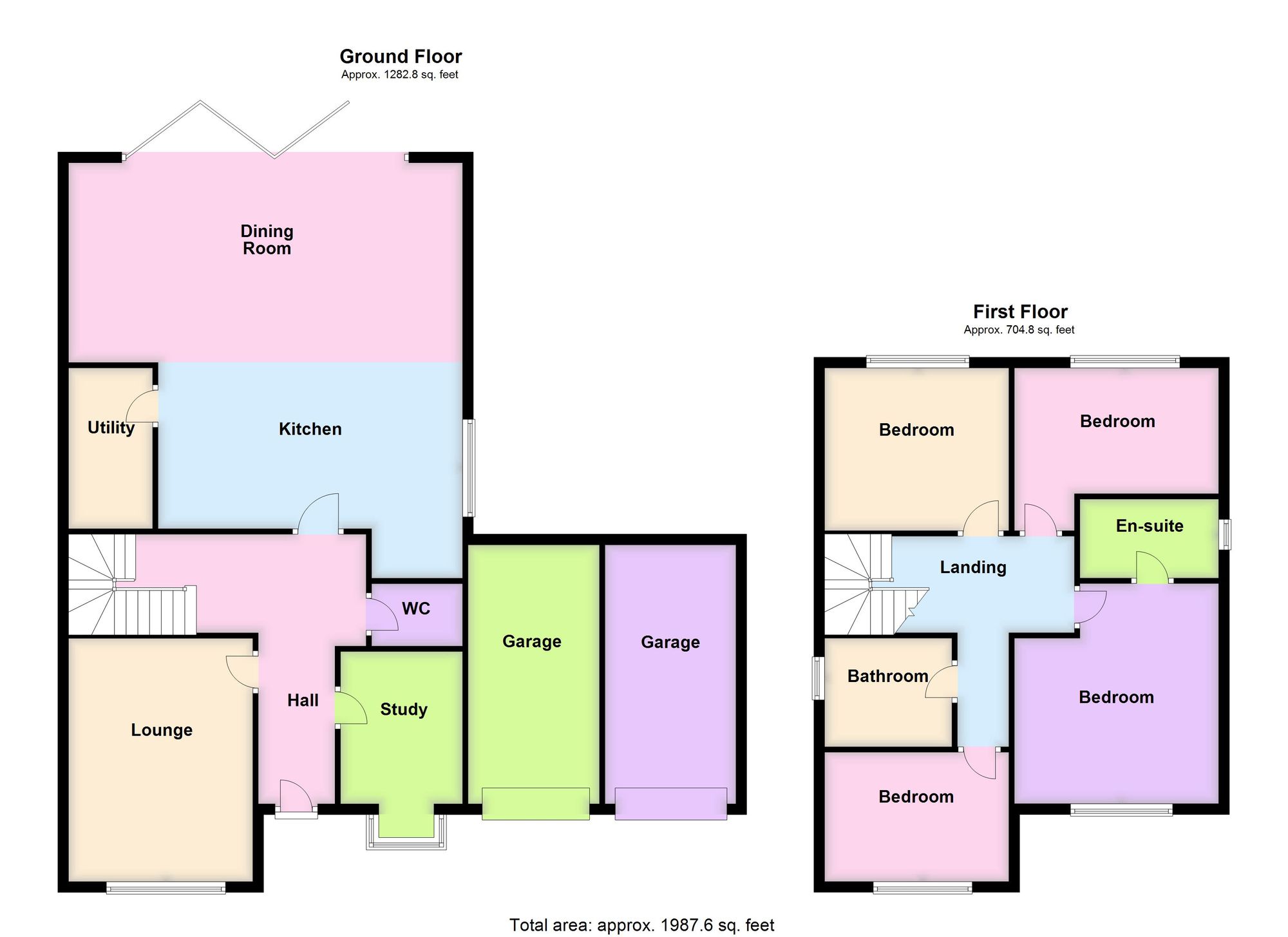 4 bed detached house for sale in Rowanswood Drive, Hyde - Property Floorplan