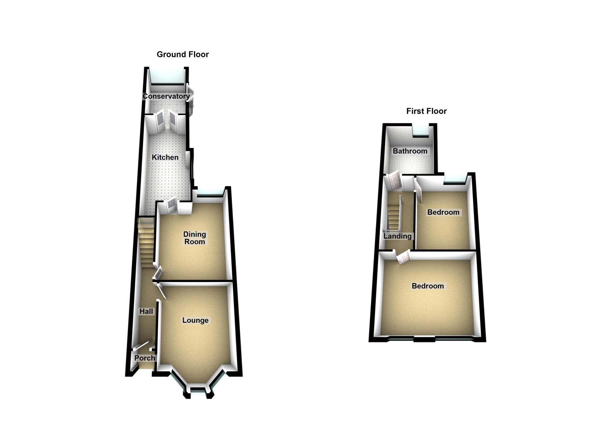 2 bed house for sale in Fraternitas Terrace, Manchester - Property Floorplan