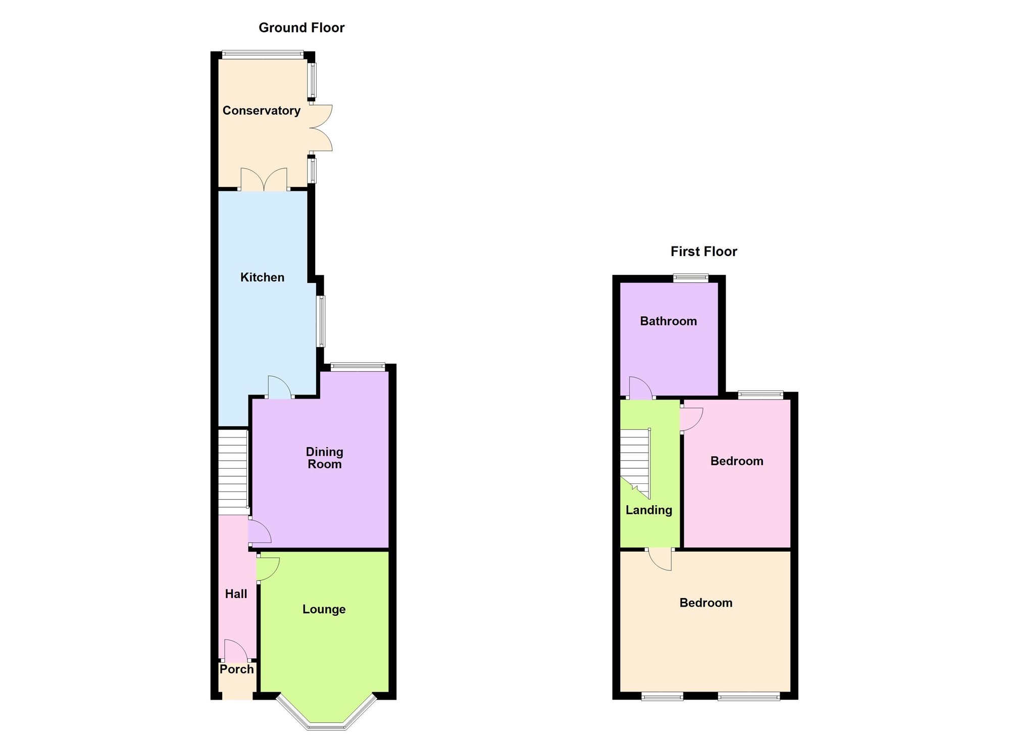 2 bed house for sale in Fraternitas Terrace, Manchester - Property Floorplan