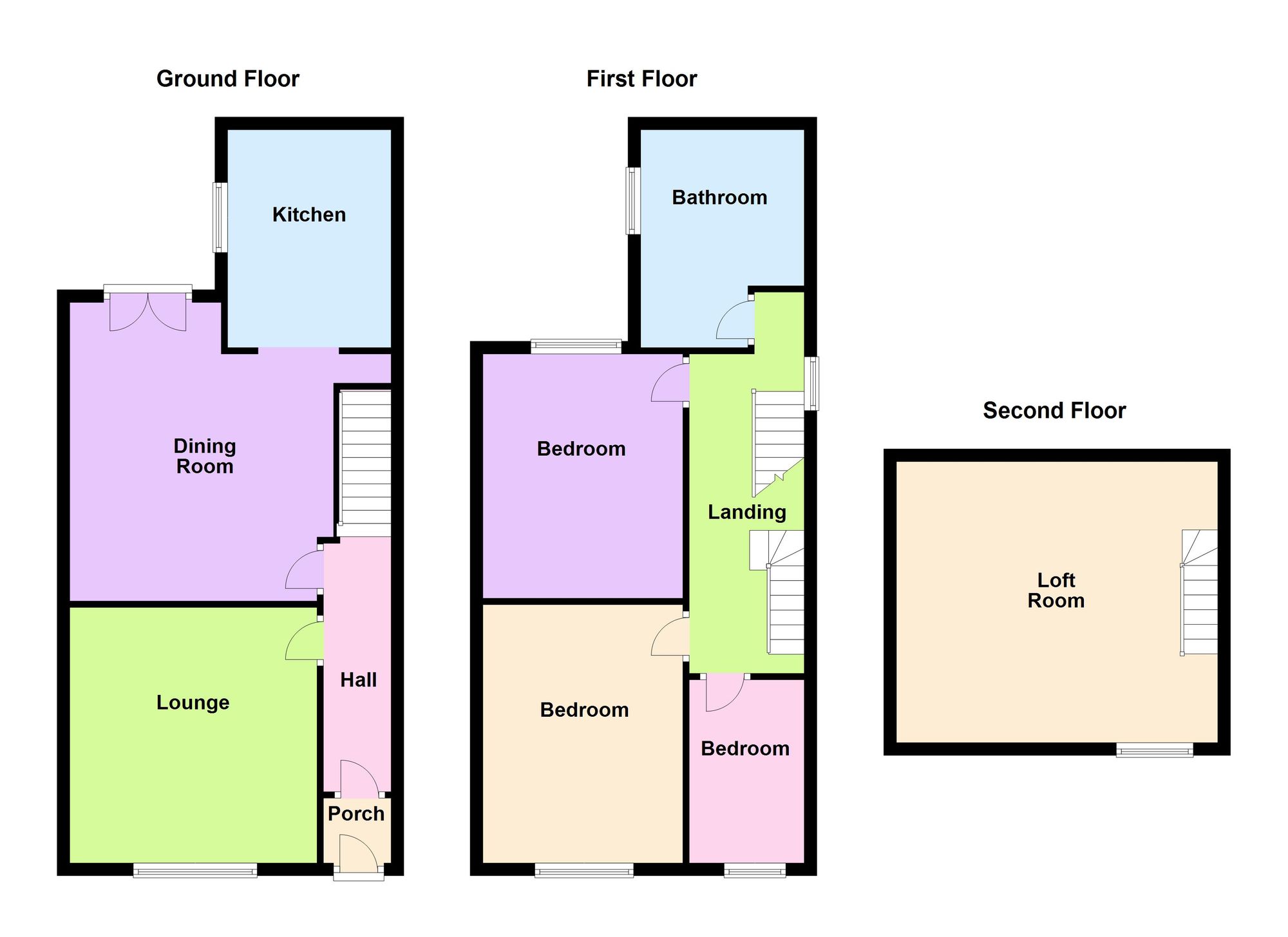 3 bed end of terrace house for sale in Mansfield Street, Ashton-Under-Lyne - Property Floorplan