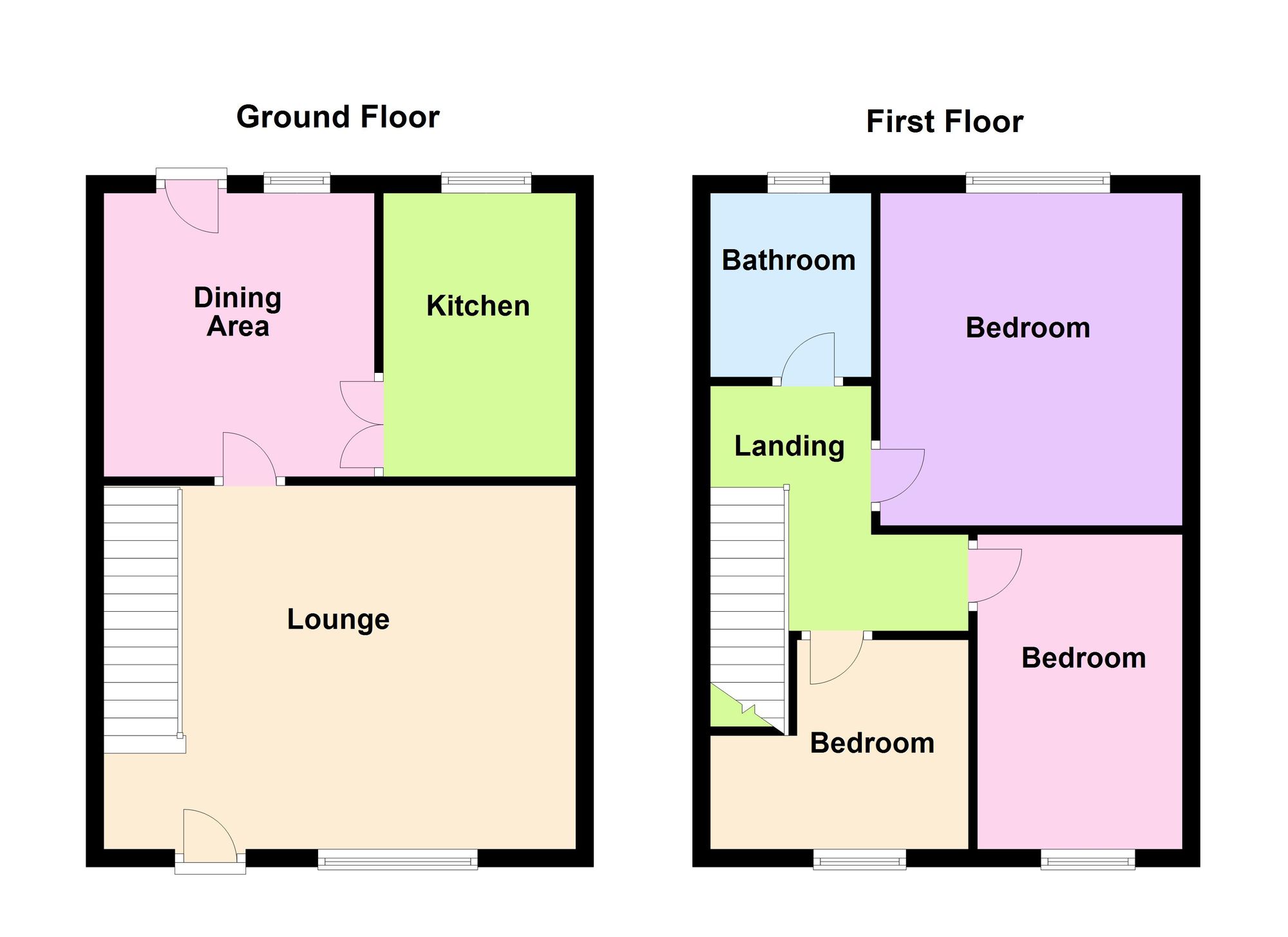 3 bed house for sale in Pot Hill Square, Ashton-Under-Lyne - Property Floorplan