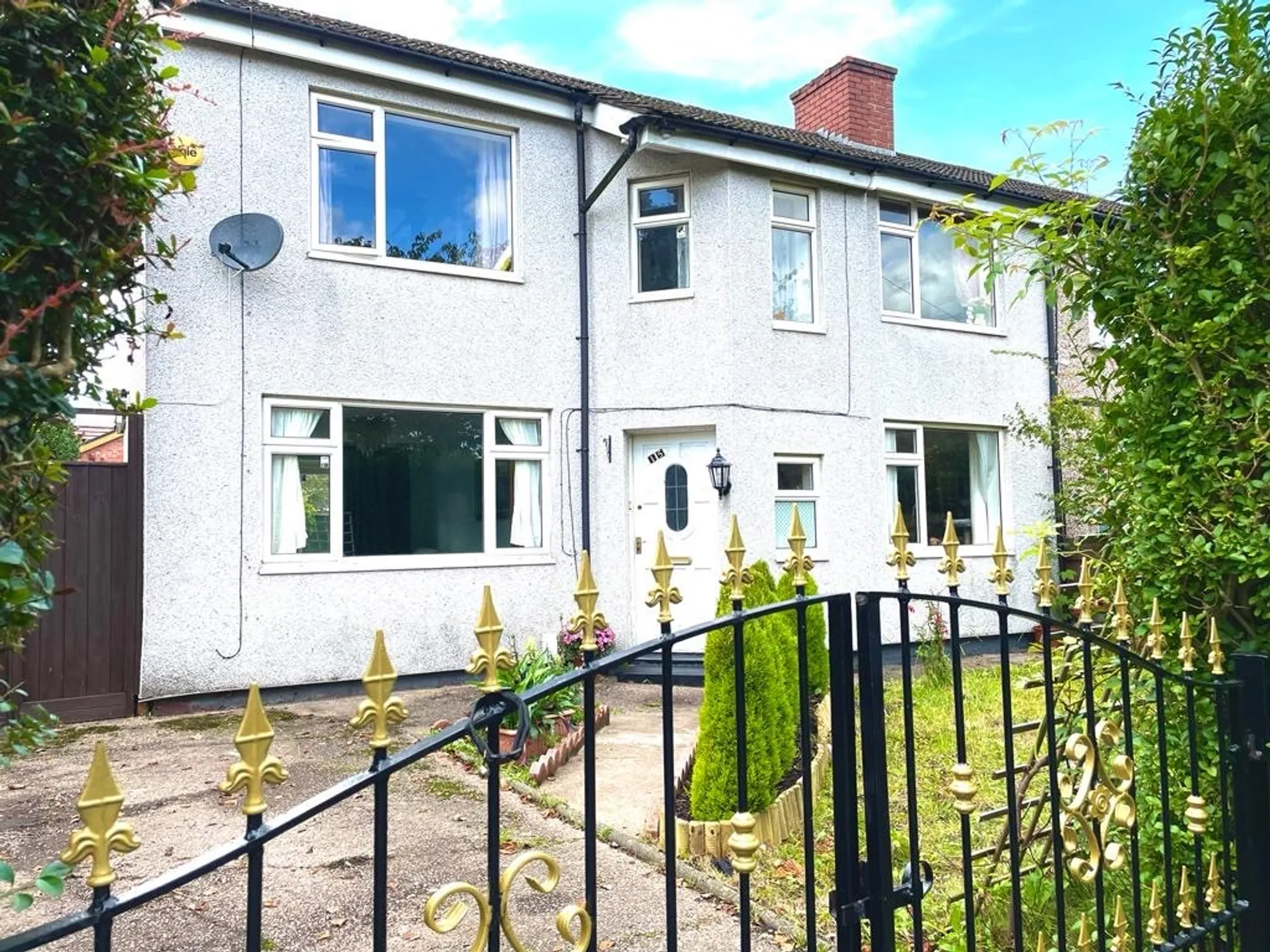 3 bed semi-detached house for sale in West Drive, Manchester  - Property Image 1