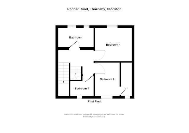 4 bed terraced house to rent in Redcar Road, Stockton-on-Tees - Property floorplan