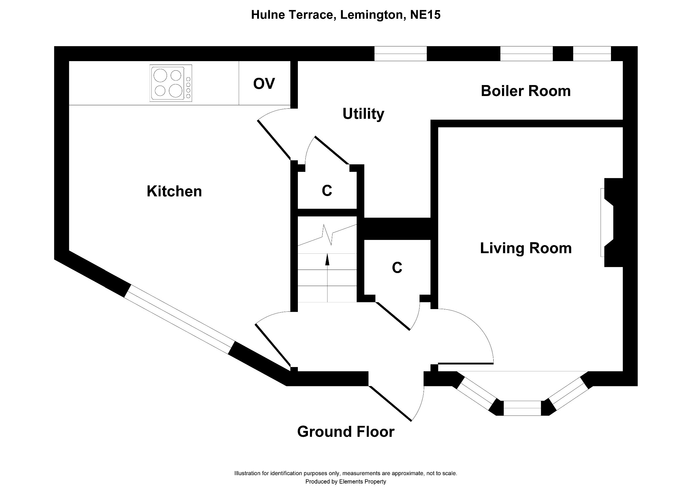 3 bed terraced house to rent in Hulne Terrace, Newcastle-upon-Tyne - Property floorplan