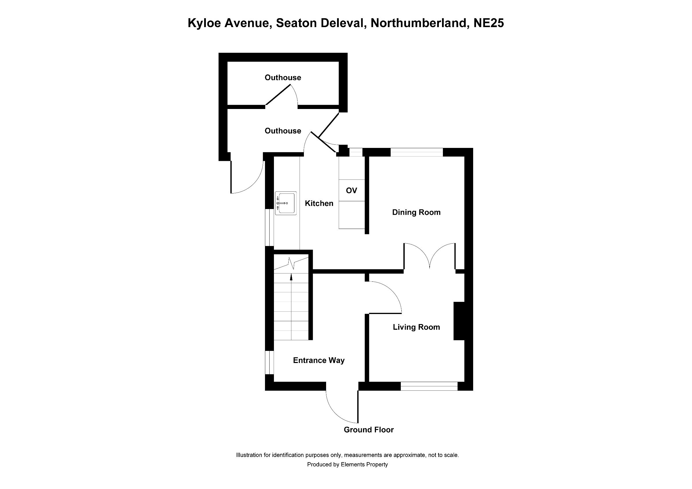 3 bed semi-detached house to rent in Kyloe Avenue, Northumberland - Property floorplan