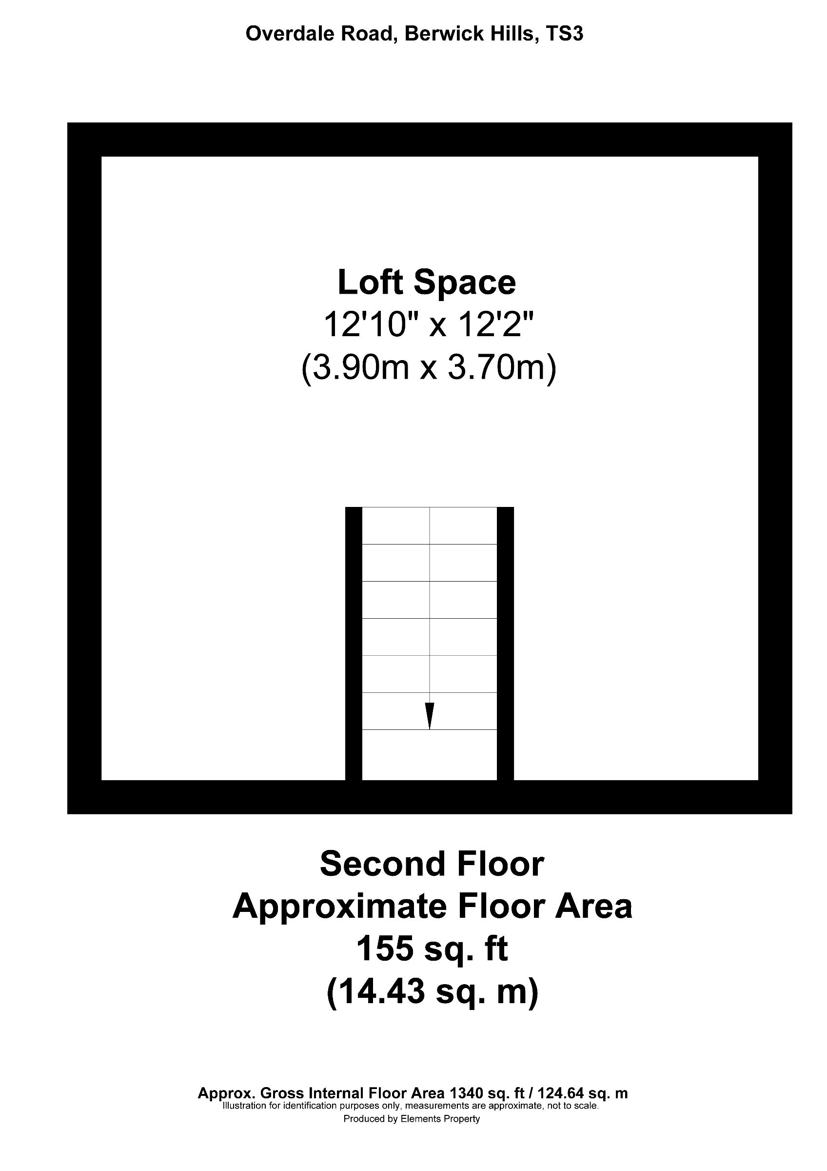 2 bed semi-detached house to rent in Overdale Road, Berwick Hills - Property floorplan