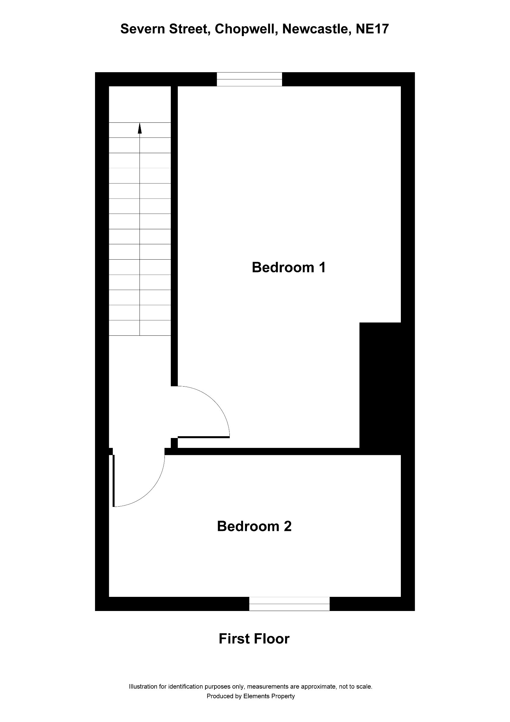 2 bed terraced house to rent in Severn Street, Newcastle upon Tyne - Property floorplan