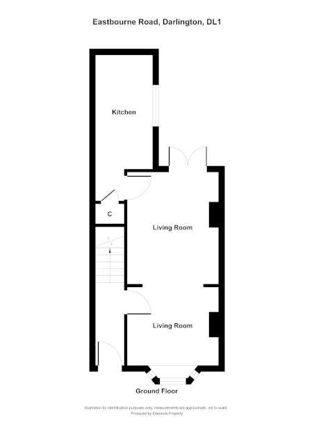 3 bed terraced house to rent in Eastbourne Road, Darlington - Property floorplan