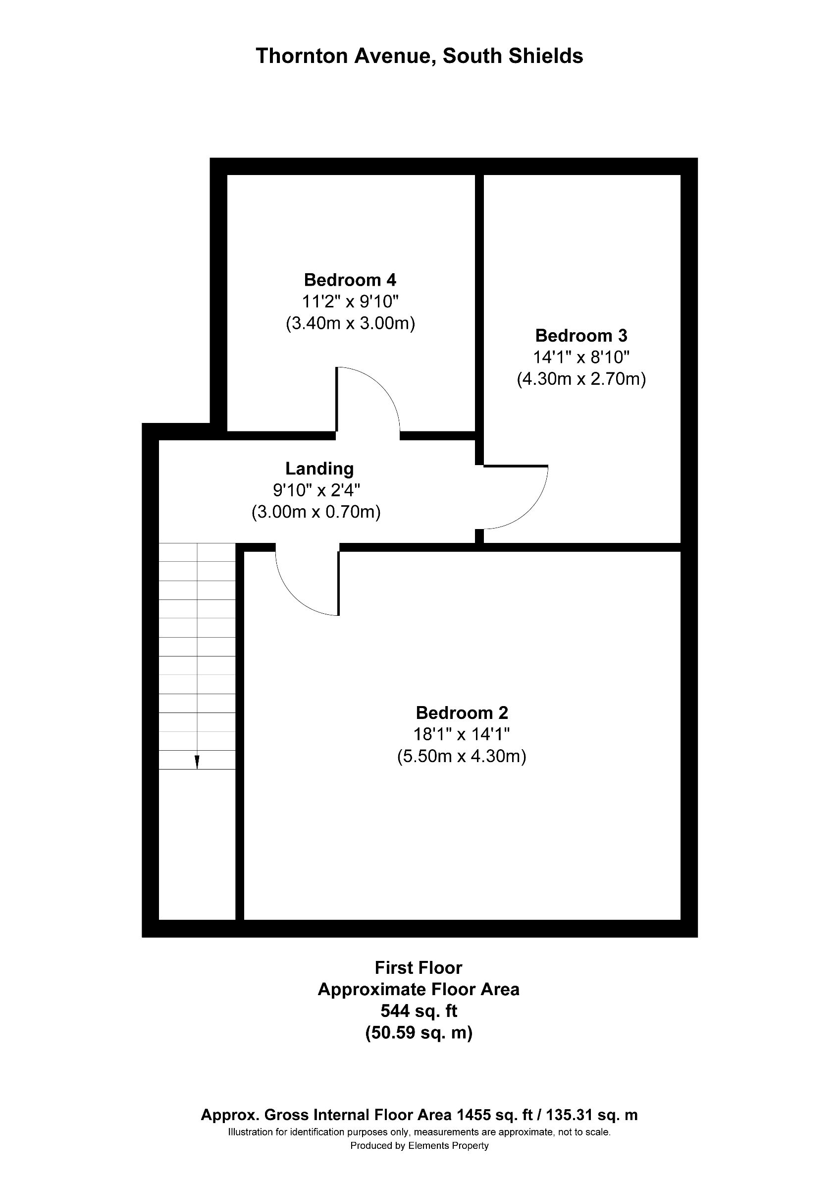 5 bed maisonette to rent in Thornton Avenue, South Shields - Property floorplan