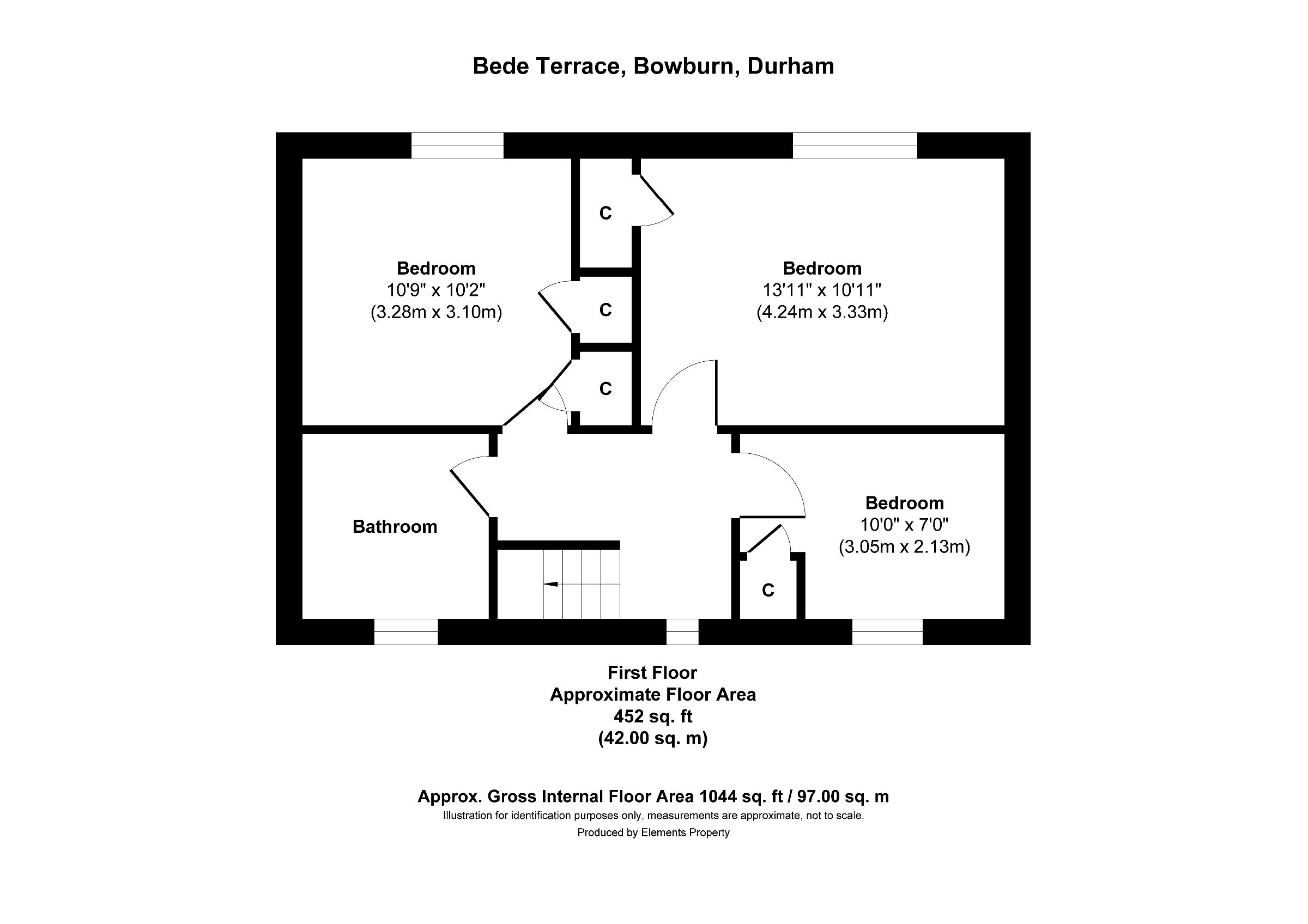 3 bed semi-detached house to rent in Bede Terrace, Durham - Property floorplan