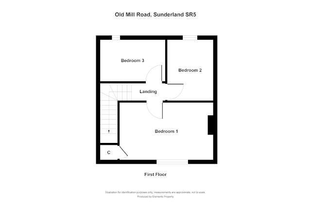 3 bed semi-detached house to rent in Old Mill Road, Sunderland - Property floorplan