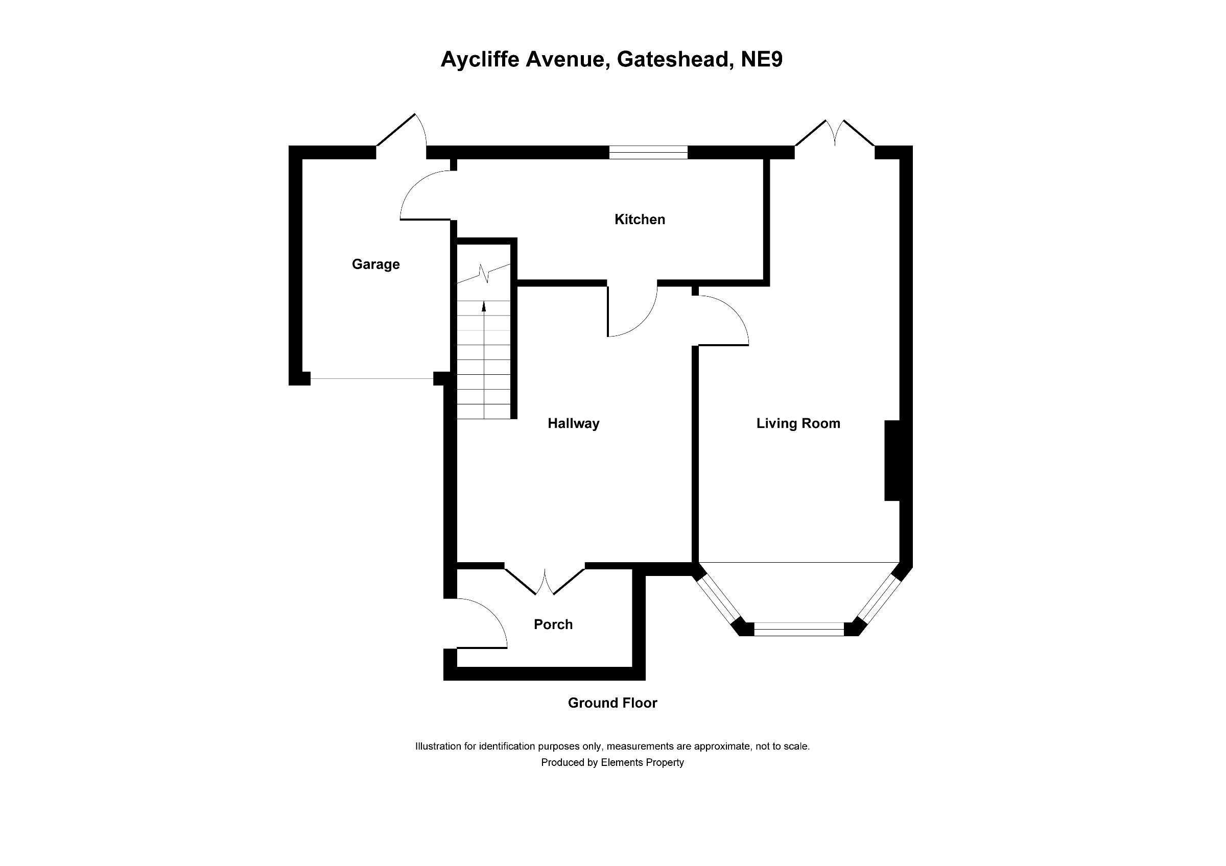 3 bed semi-detached house to rent in Aycliffe Avenue, Gateshead - Property floorplan