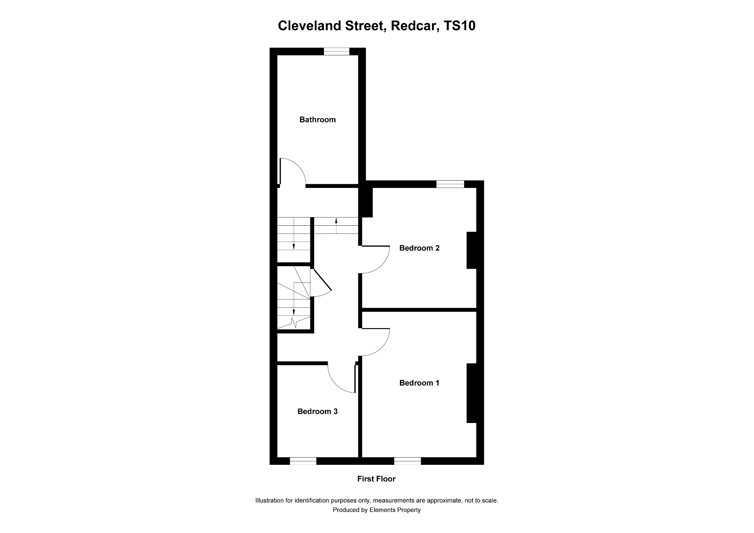 5 bed terraced house to rent in Cleveland Street, Redcar - Property floorplan