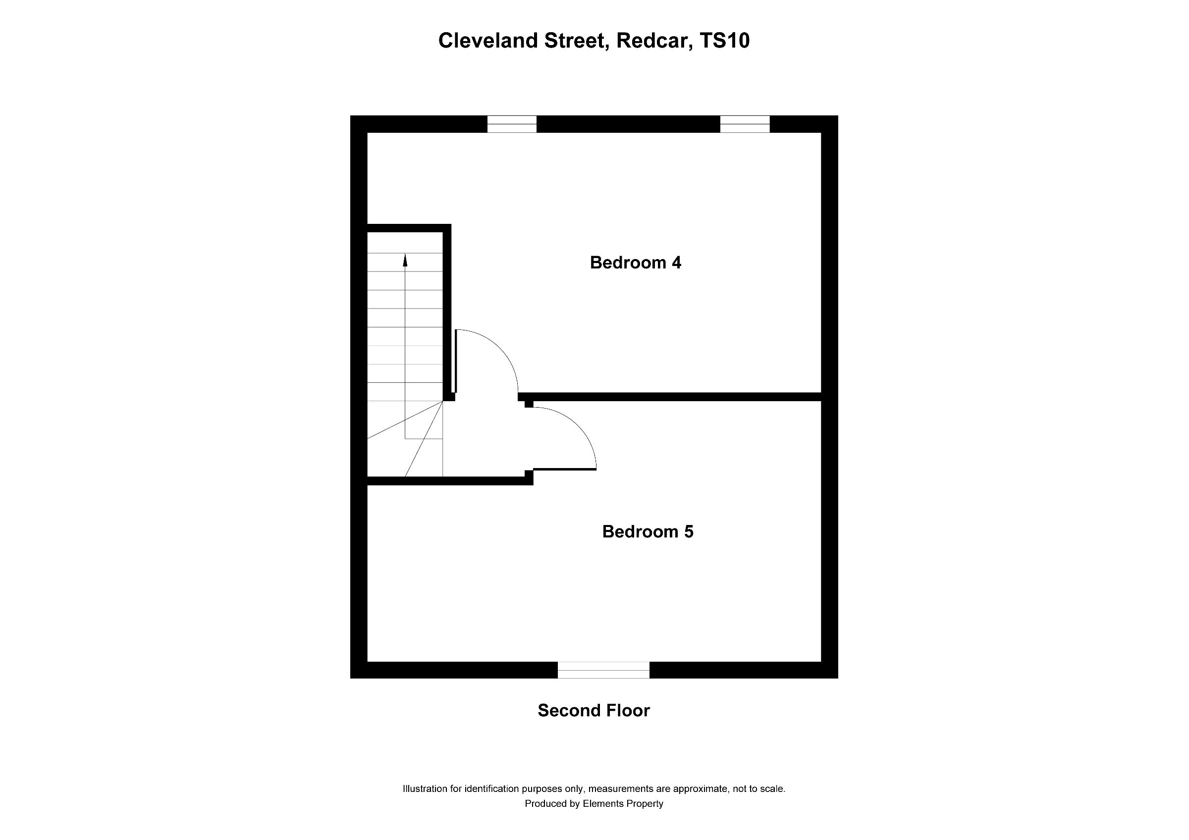 5 bed terraced house to rent in Cleveland Street, Redcar - Property floorplan