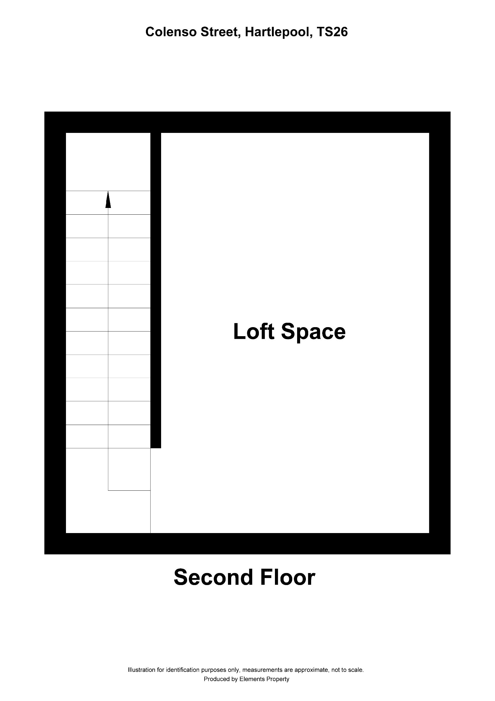 2 bed terraced house to rent in Colenso Street, Hartlepool - Property floorplan