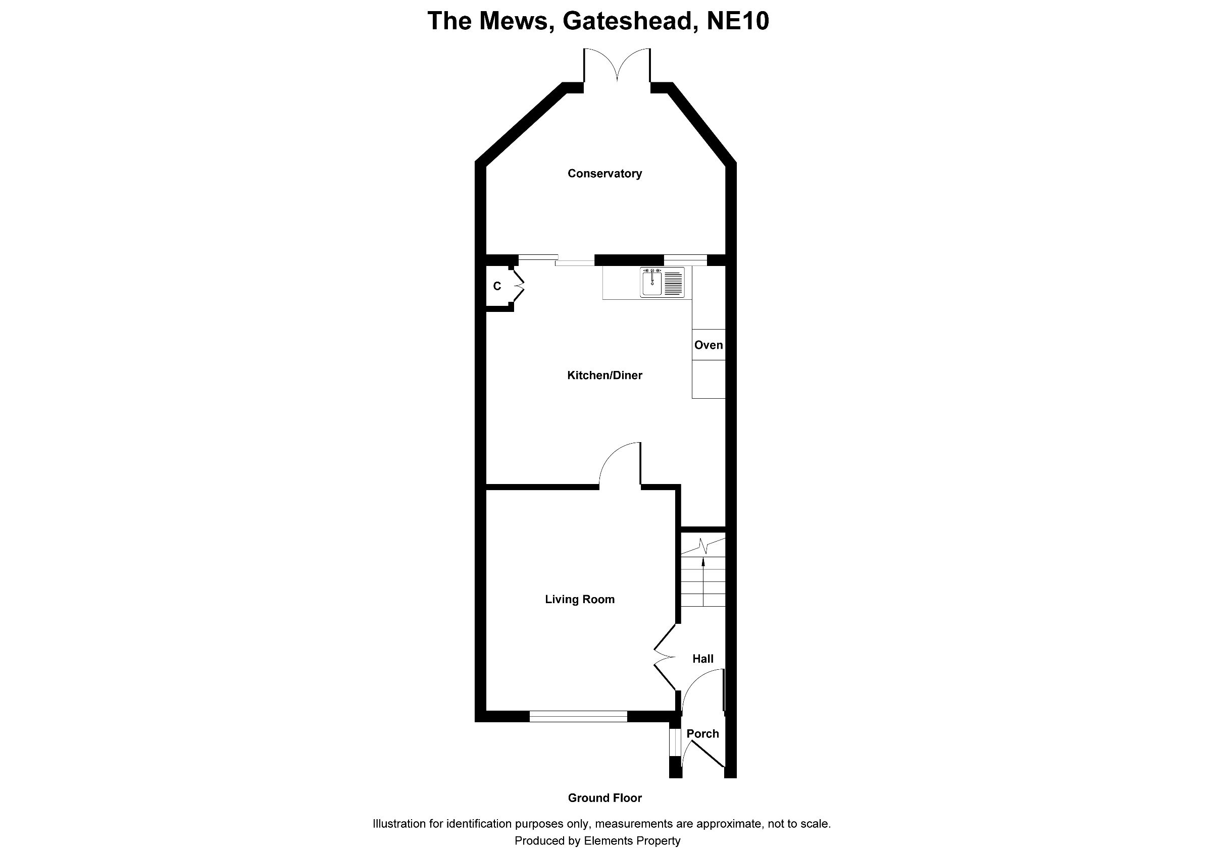 3 bed semi-detached house to rent in The Mews, Gateshead - Property floorplan