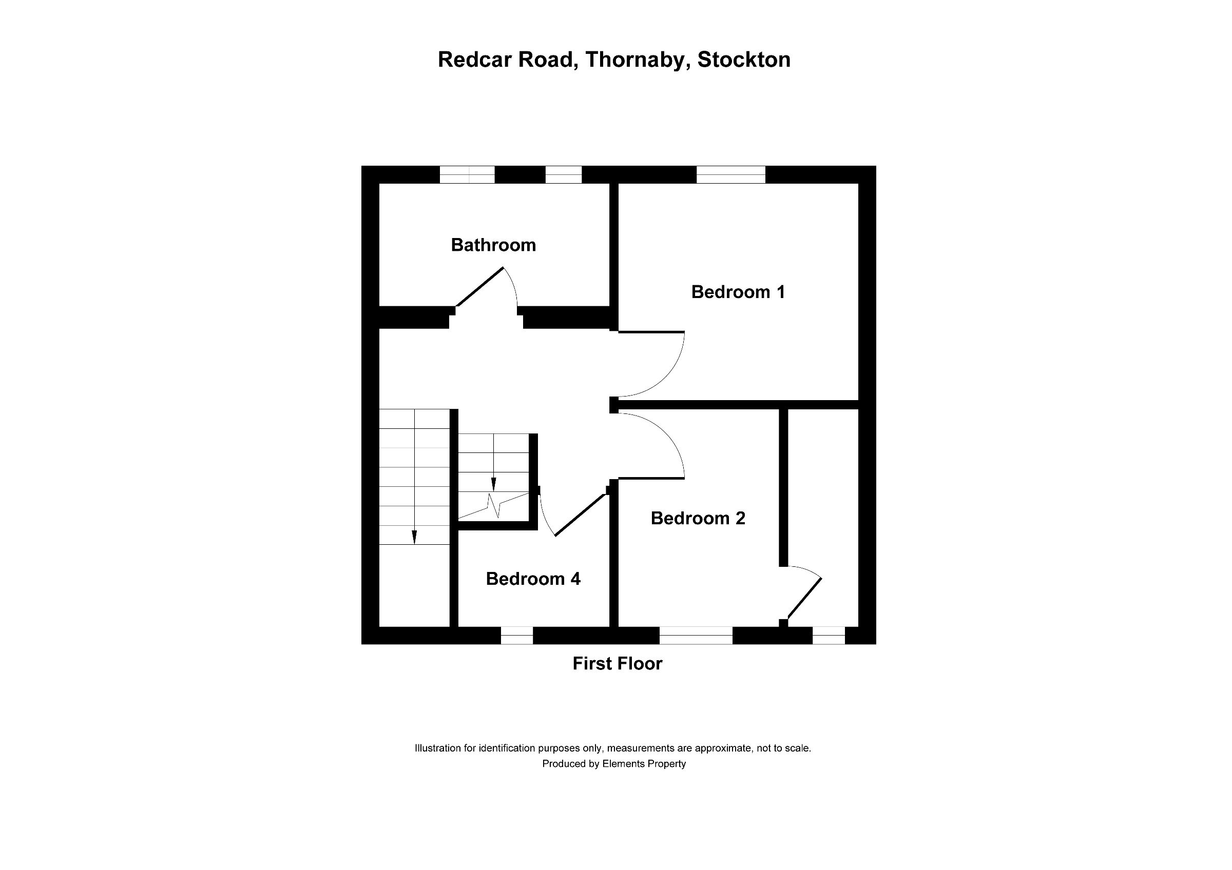 4 bed terraced house for sale in Redcar Road, Stockton-on-Tees - Property floorplan