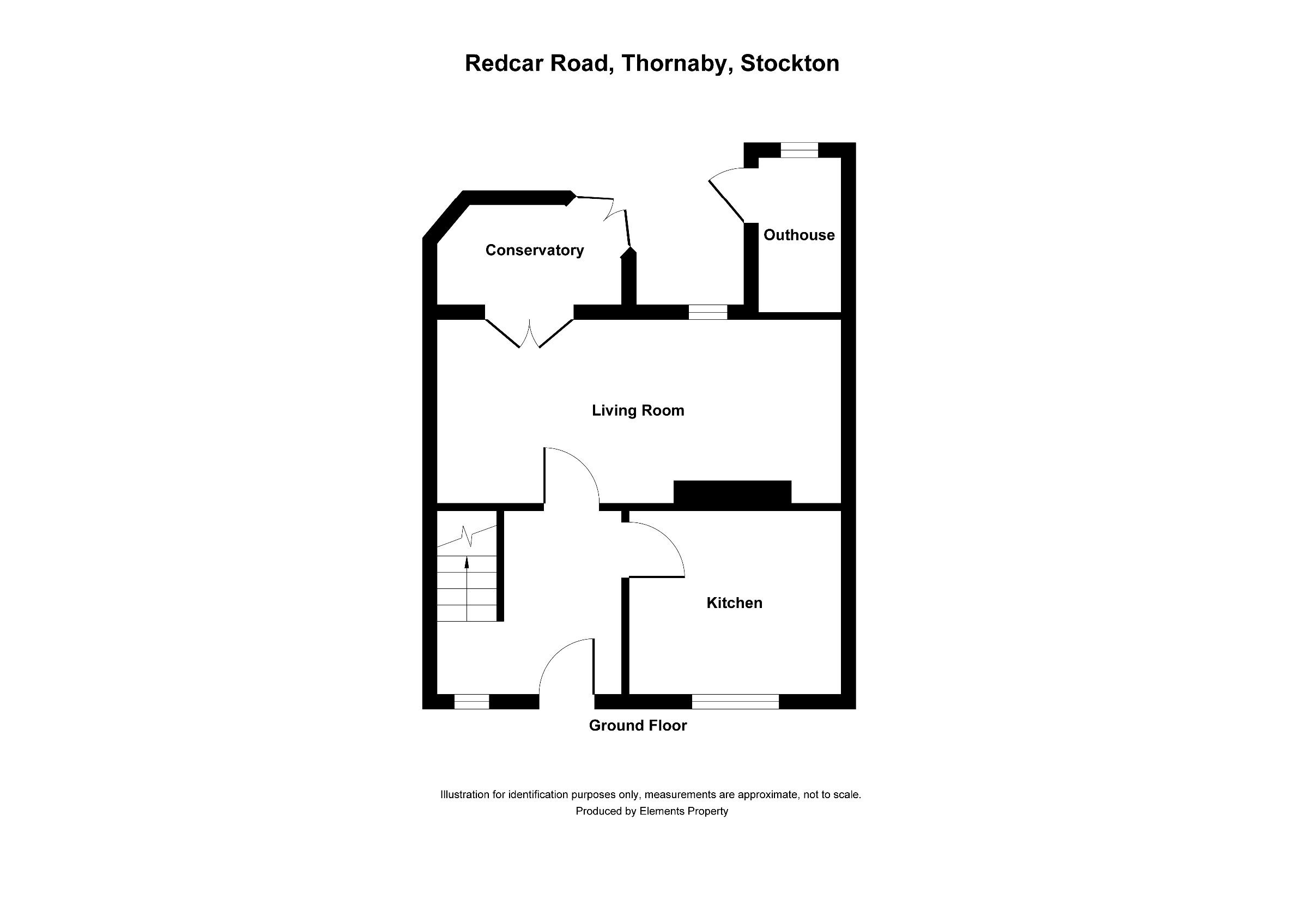 4 bed terraced house for sale in Redcar Road, Stockton-on-Tees - Property floorplan