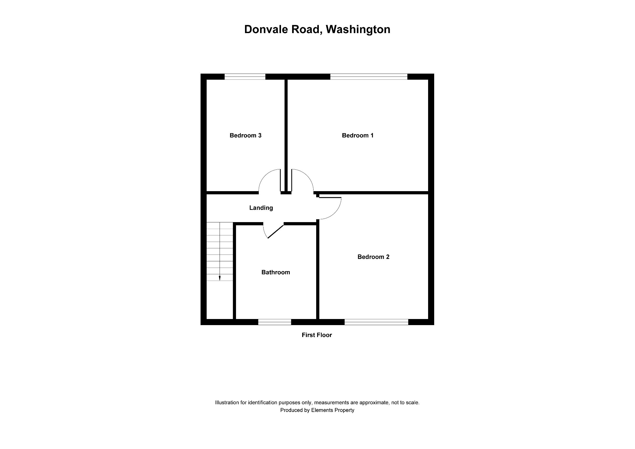 3 bed end of terrace house for sale in Donvale Road, Washington - Property floorplan